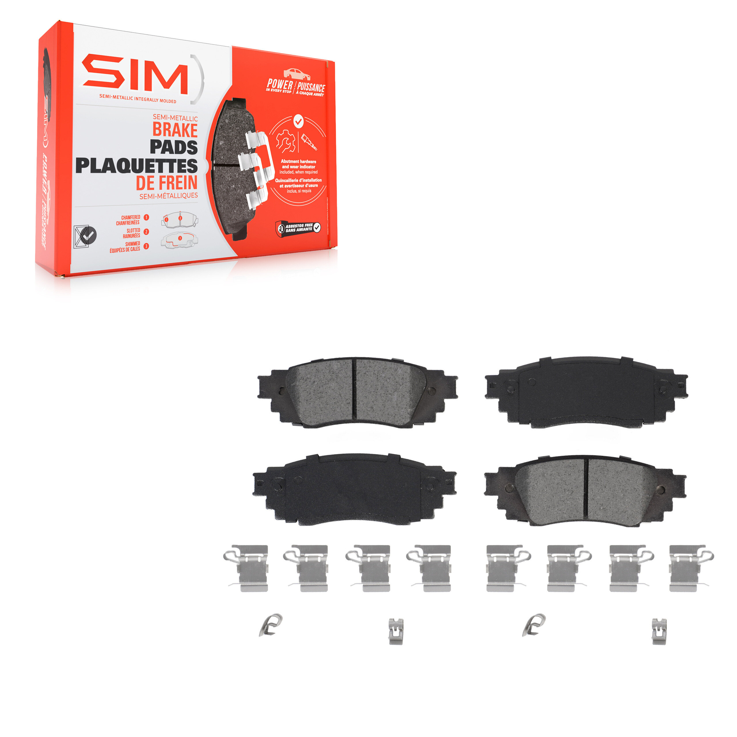 SIM - SIM-1879 - Rear Disc Brake Pad