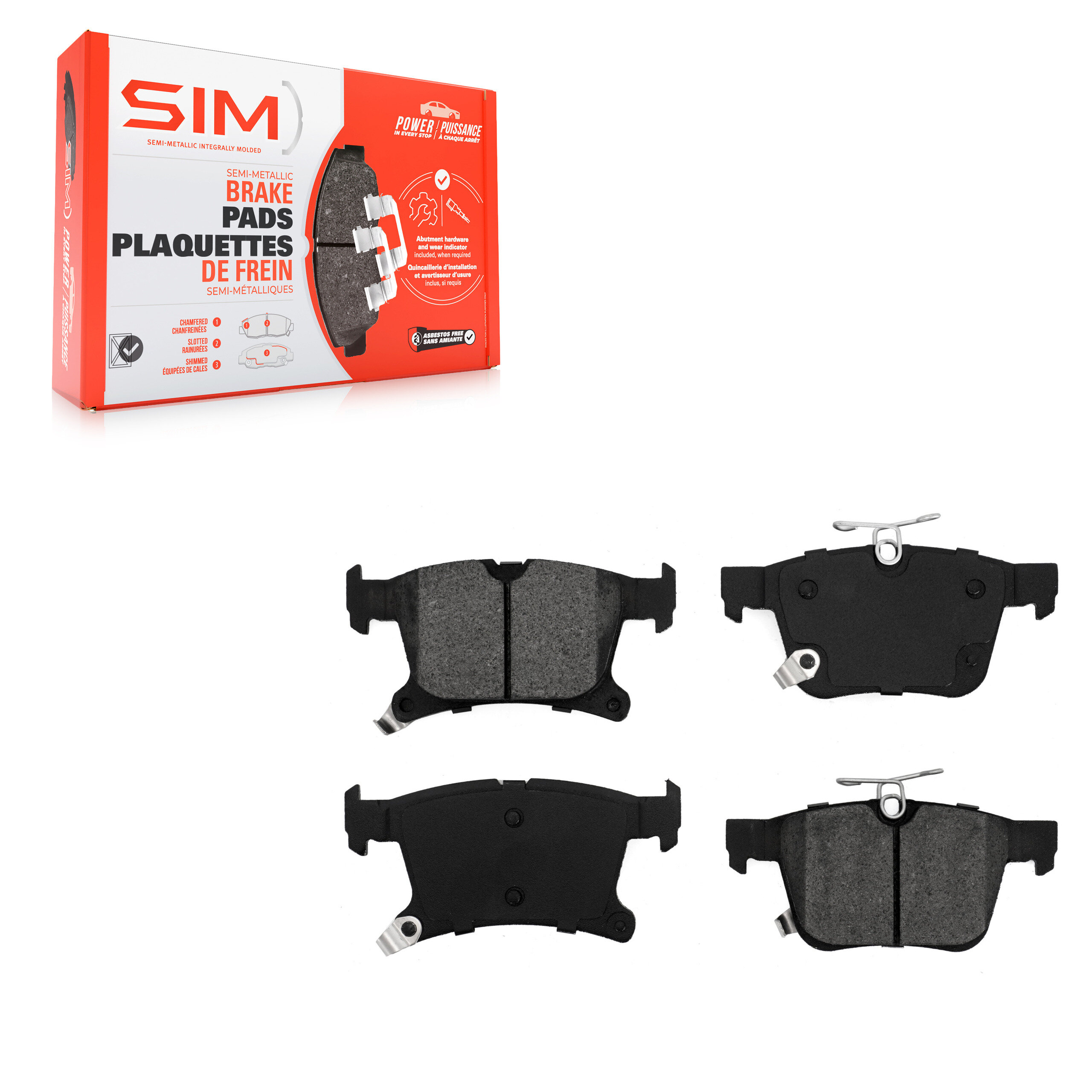 SIM - SIM-1901 - Rear Disc Brake Pad