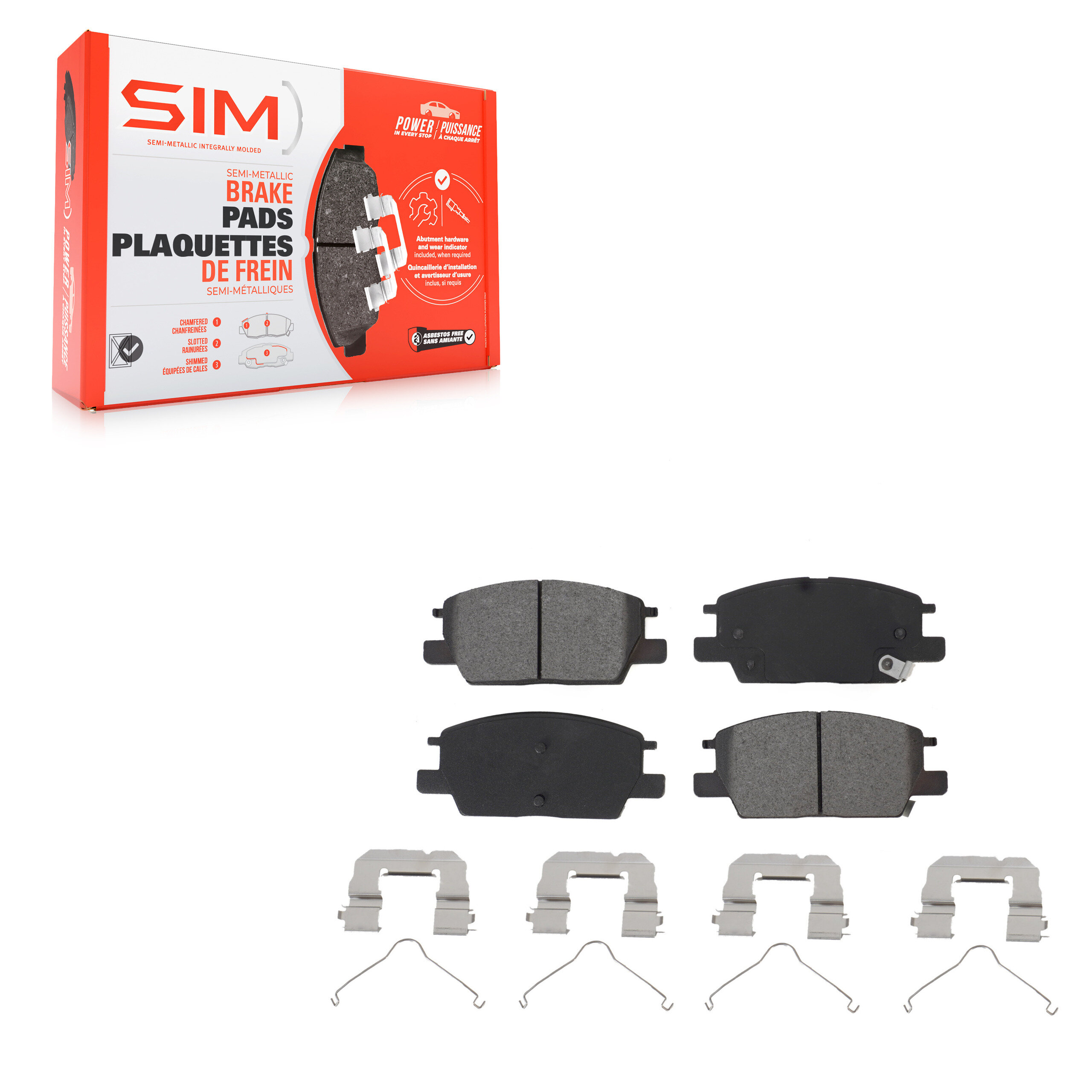 SIM - SIM-1913 - Front Disc Brake Pad