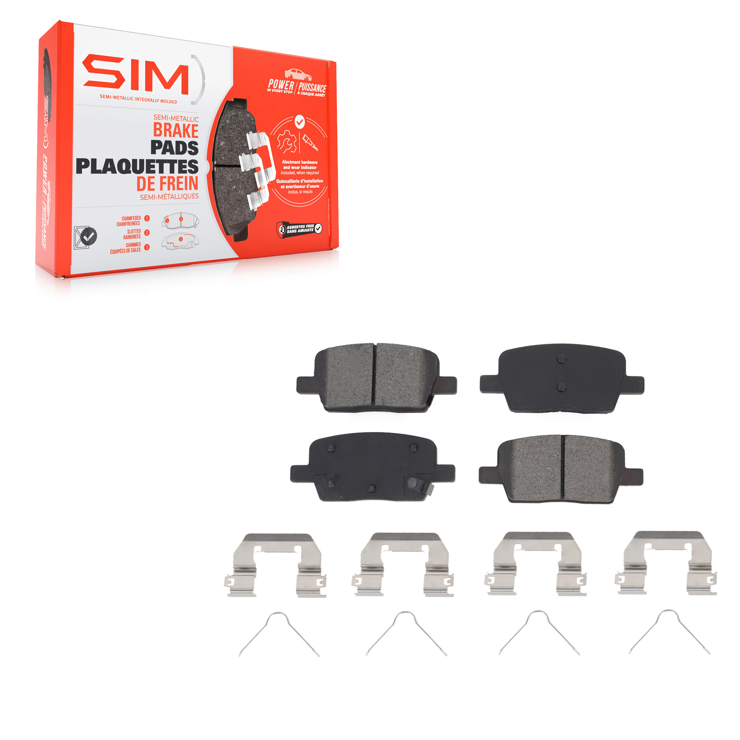 SIM - SIM-1914 - Rear Disc Brake Pad