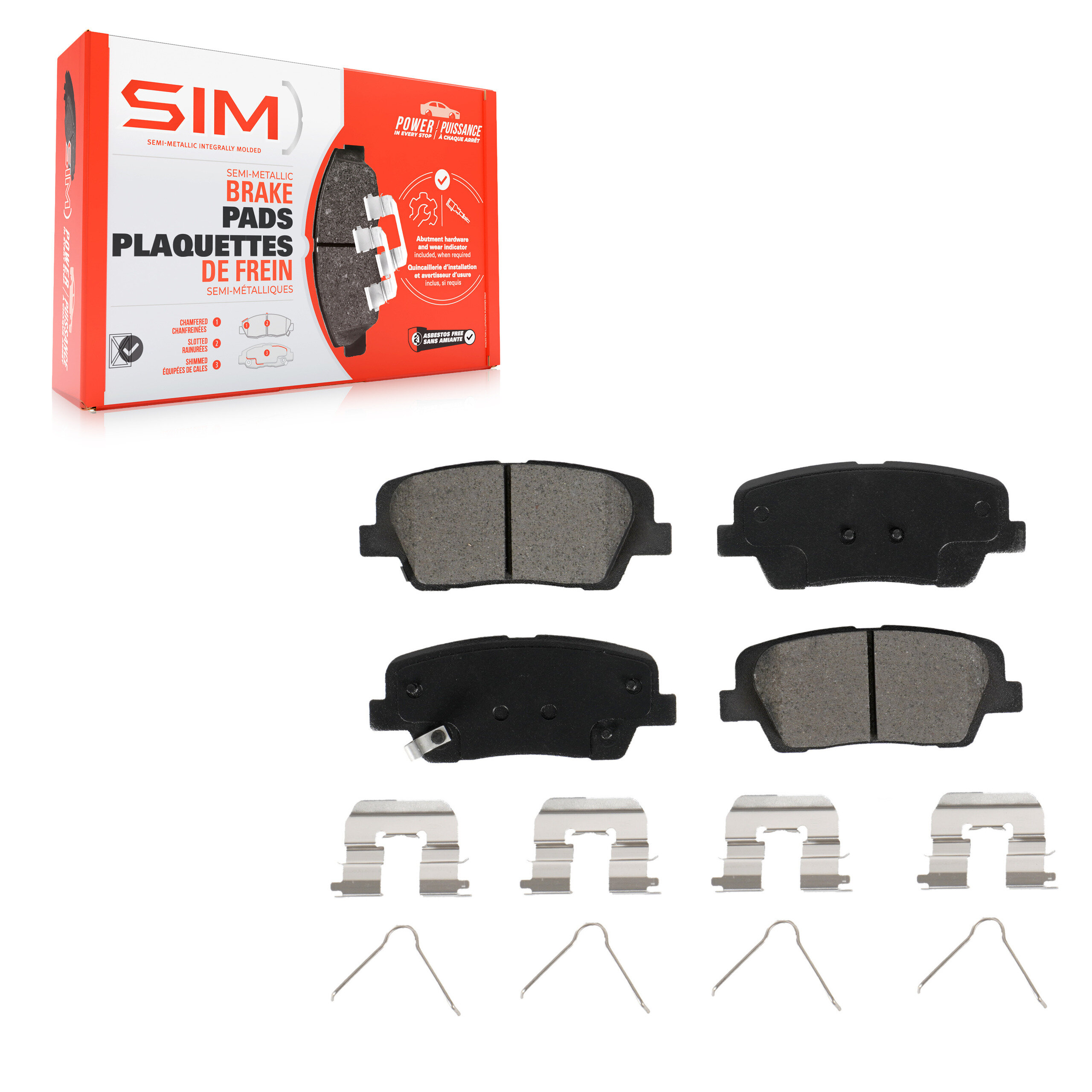 SIM - SIM-1916 - Rear Disc Brake Pad