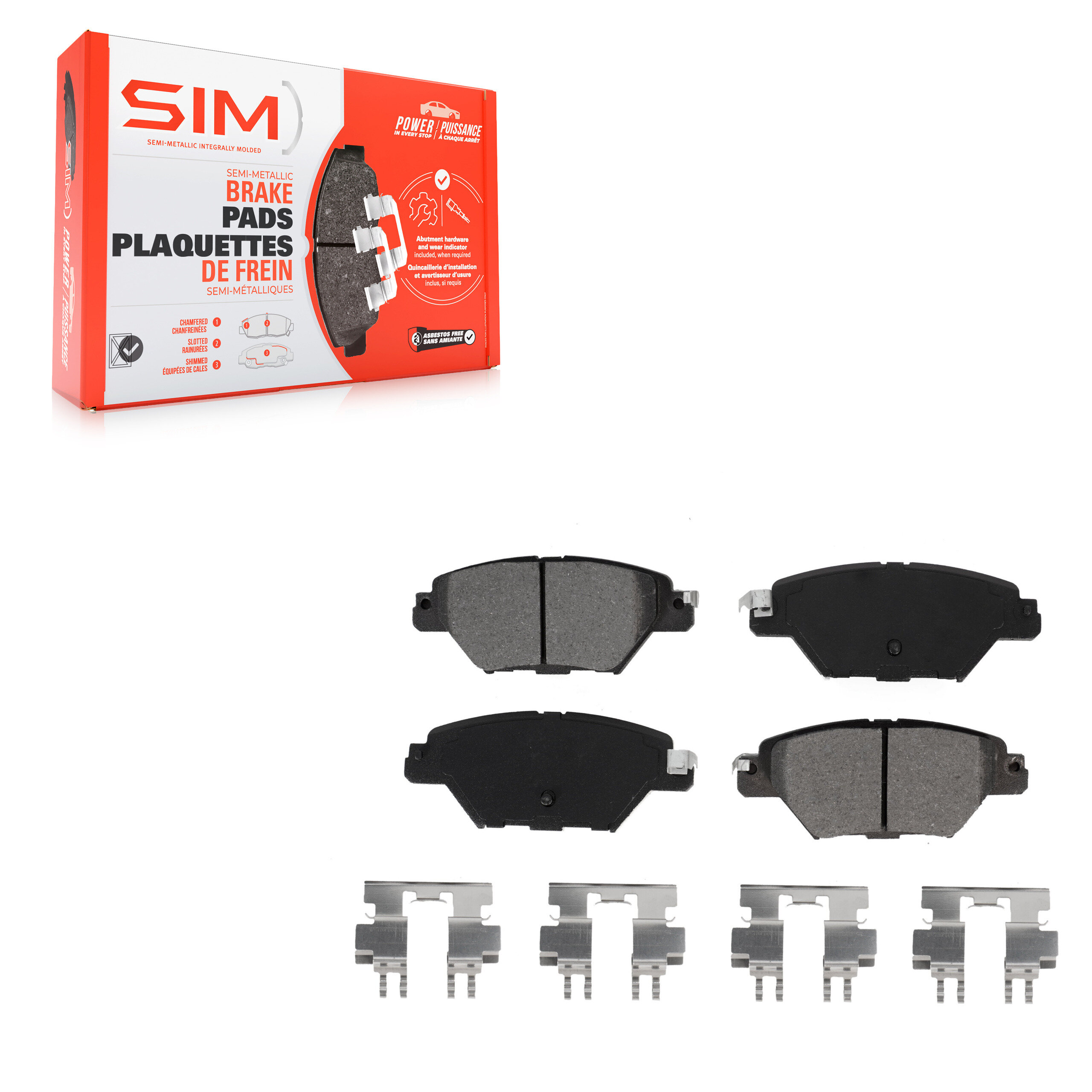 SIM - SIM-1934 - Rear Disc Brake Pad