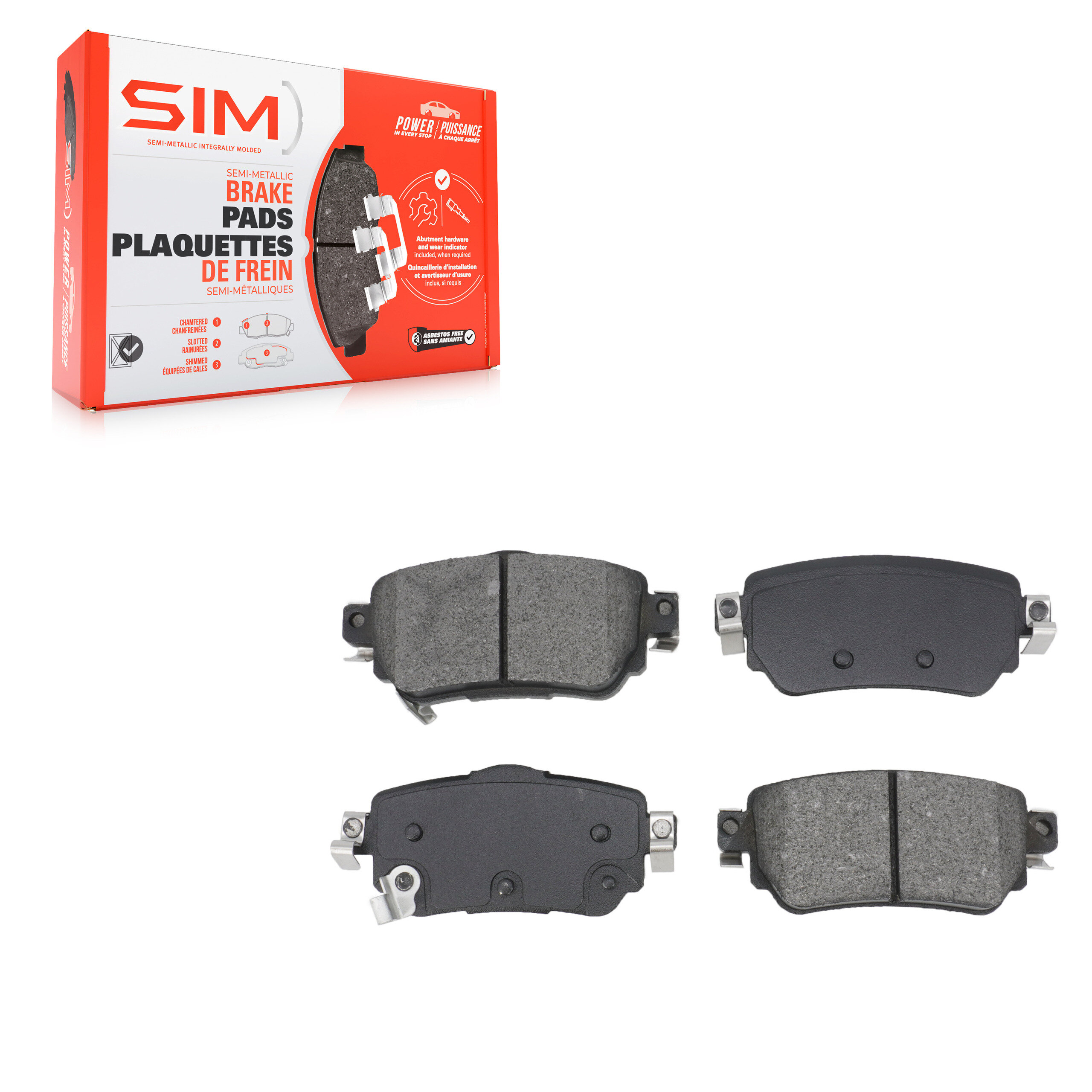 SIM - SIM-1965 - Rear Disc Brake Pad