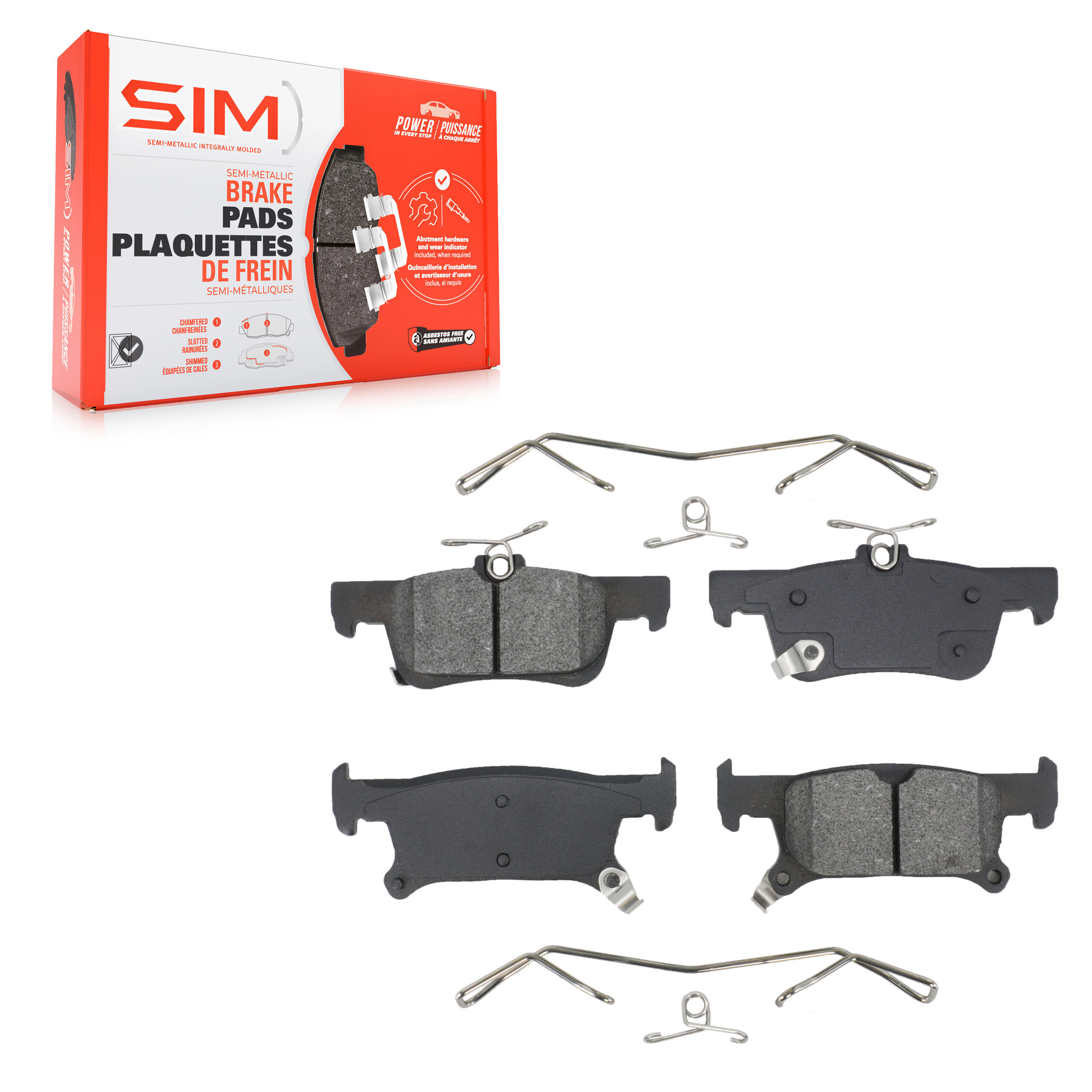 SIM - SIM-2025 - Rear Disc Brake Pad