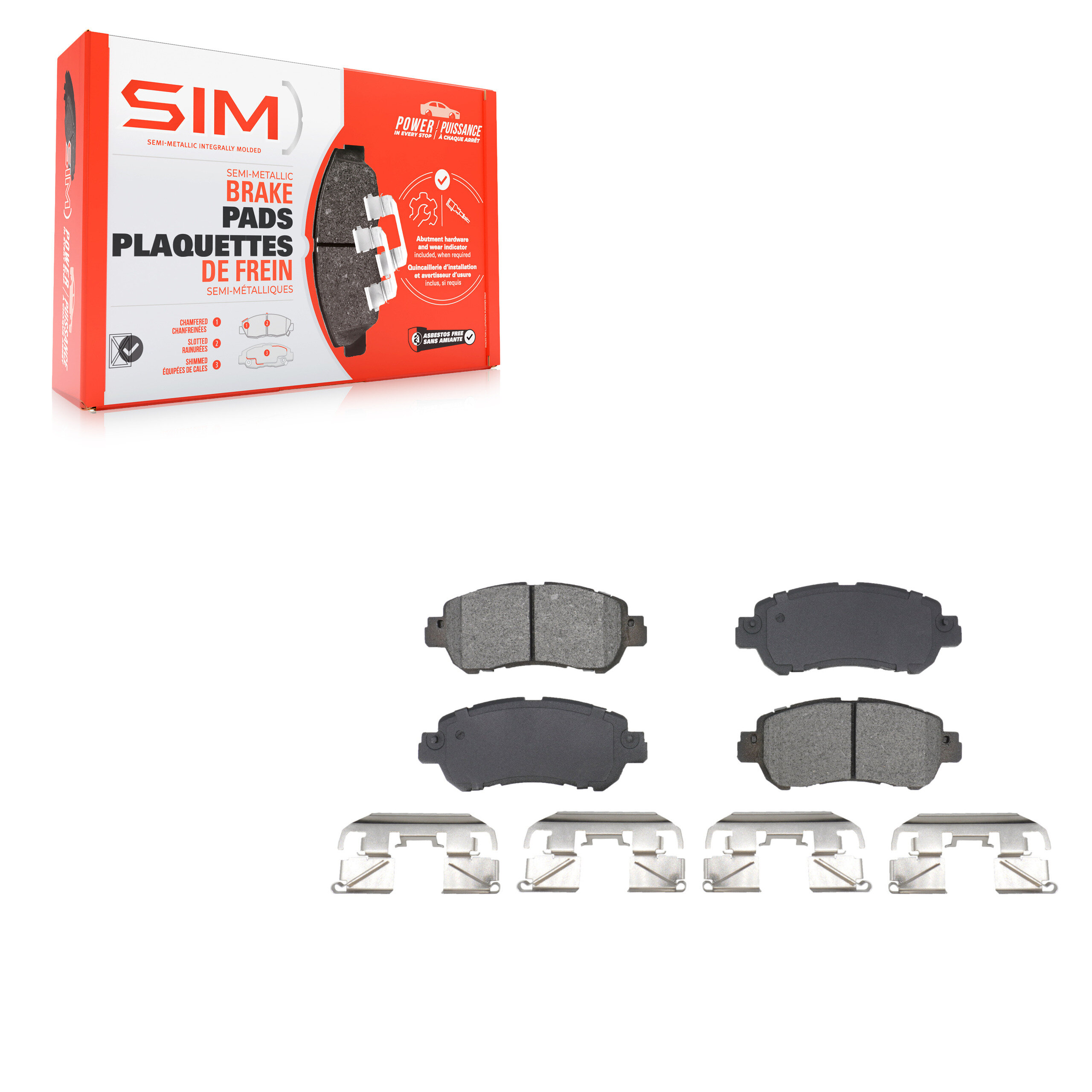 SIM - SIM-2038 - Front Disc Brake Pad