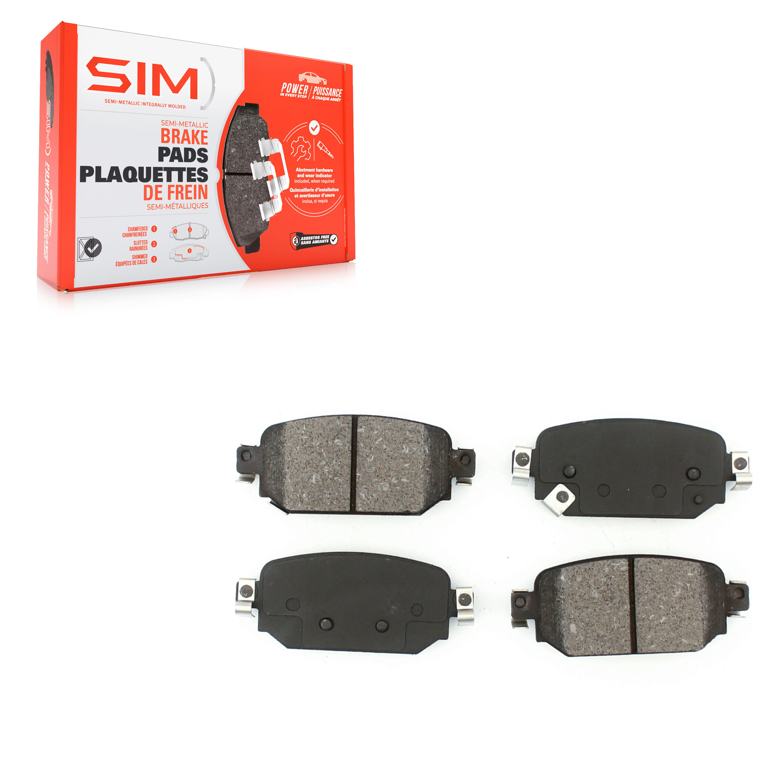 SIM - SIM-2042 - Rear Disc Brake Pad
