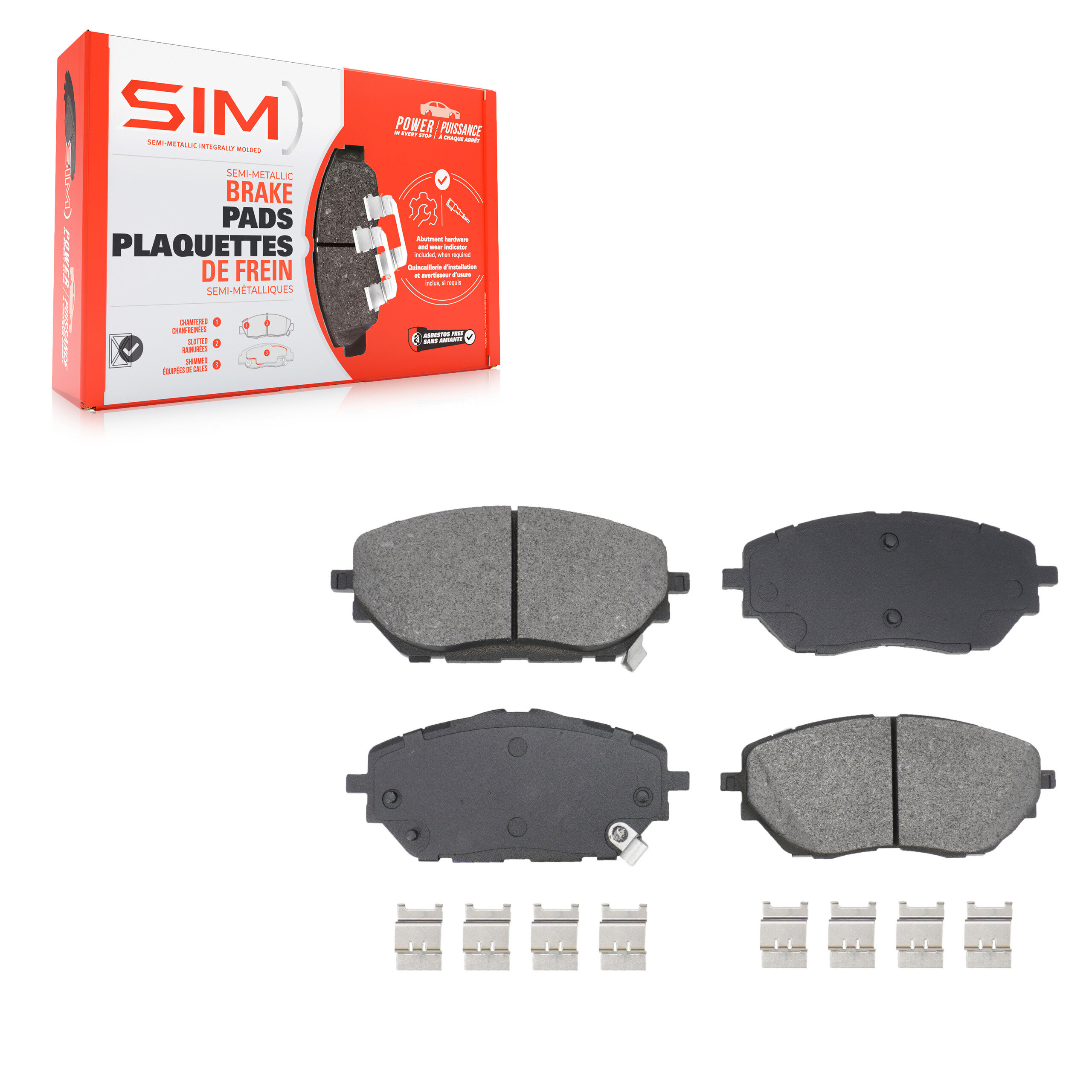 SIM - SIM-2065 - Front Disc Brake Pad