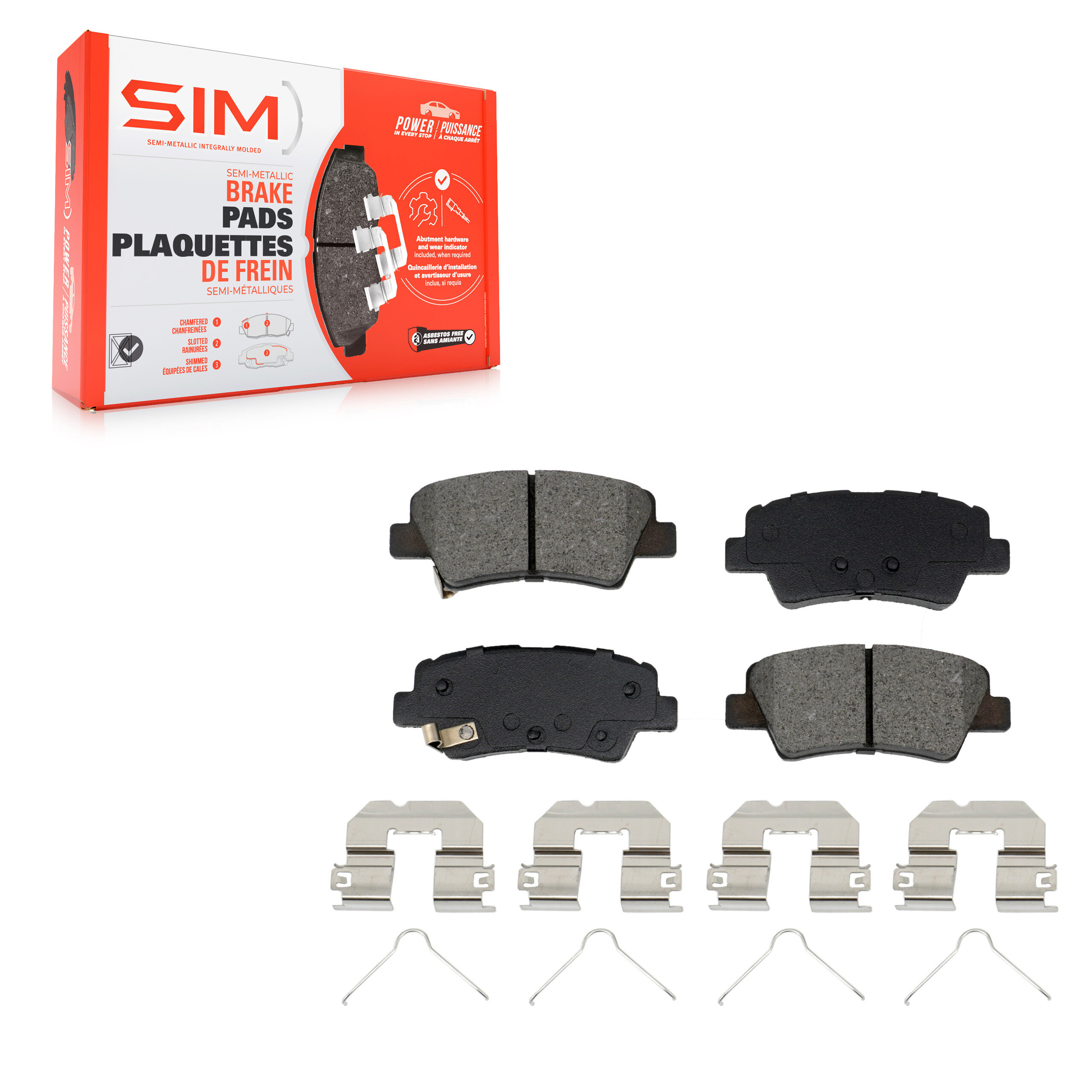 SIM - SIM-2098 - Rear Disc Brake Pad