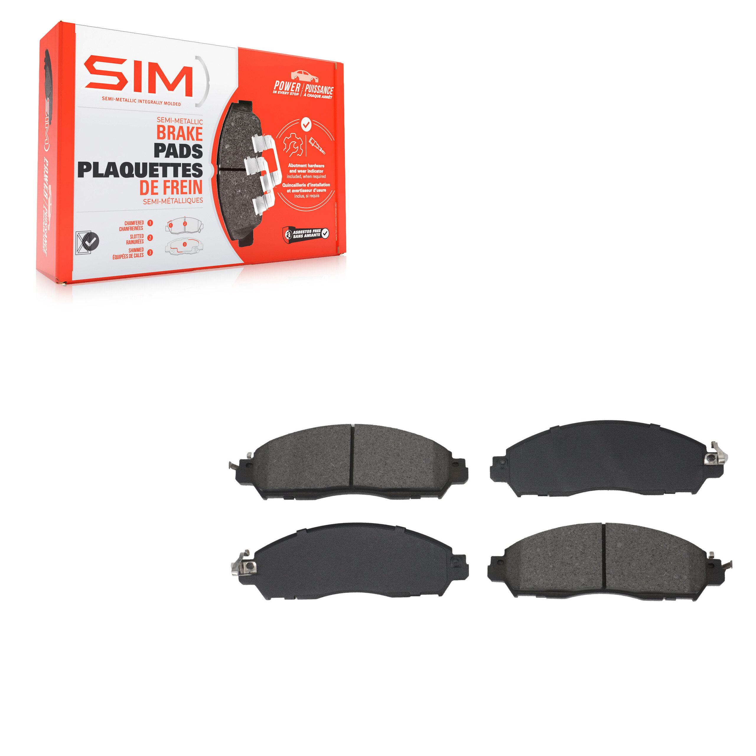 SIM - SIM-2138 - Front Disc Brake Pad
