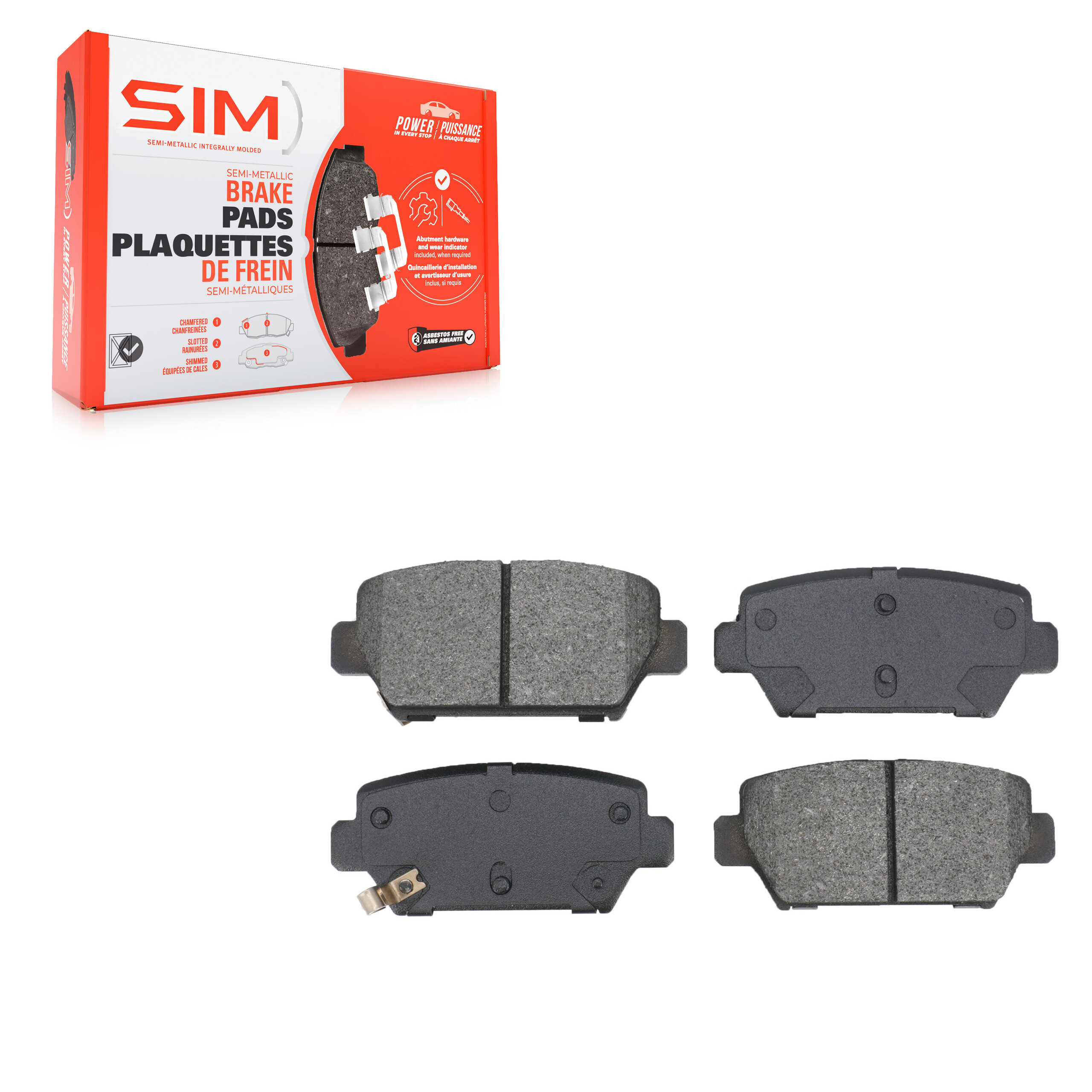 SIM - SIM-2156 - Rear Disc Brake Pad
