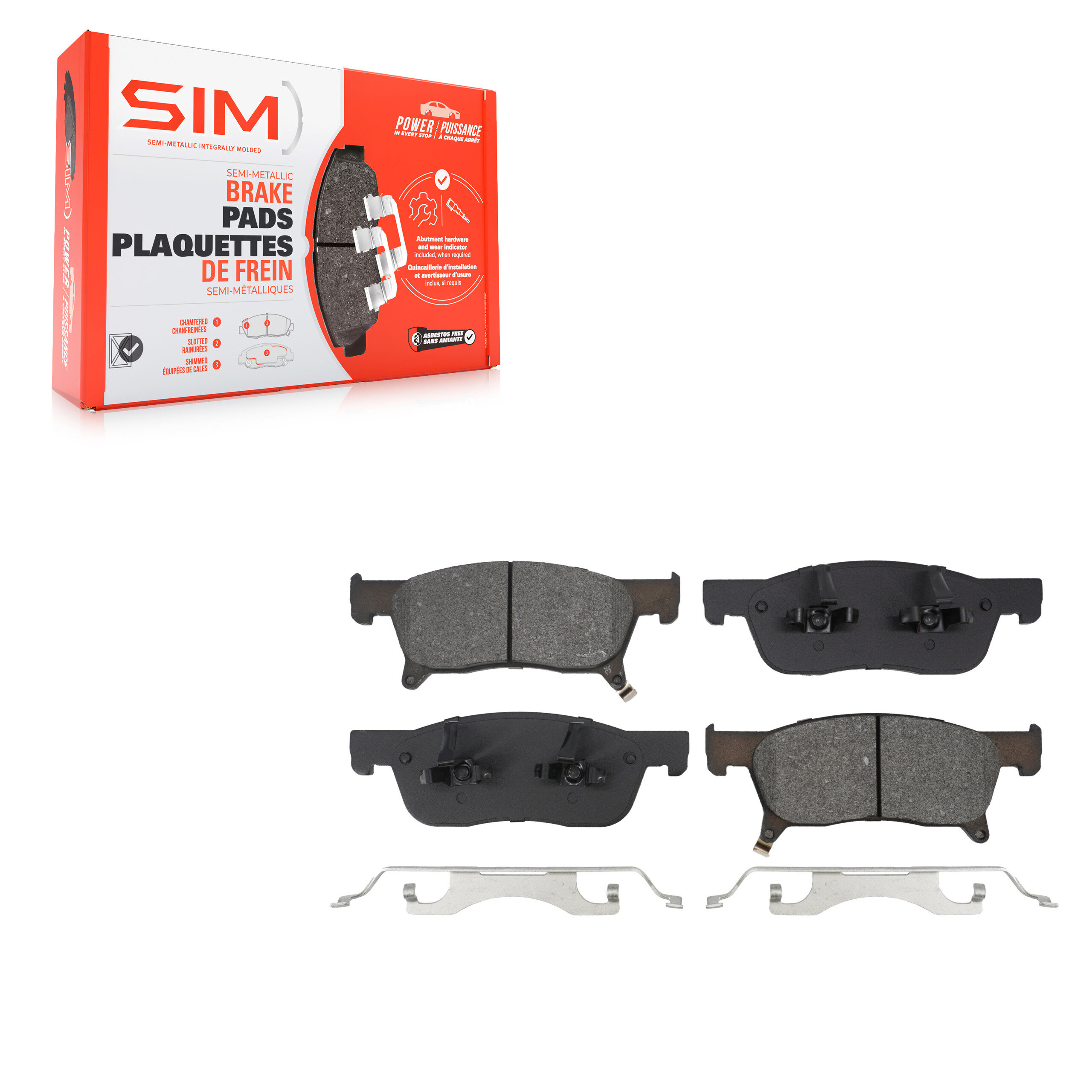 SIM - SIM-2170 - Front Disc Brake Pad