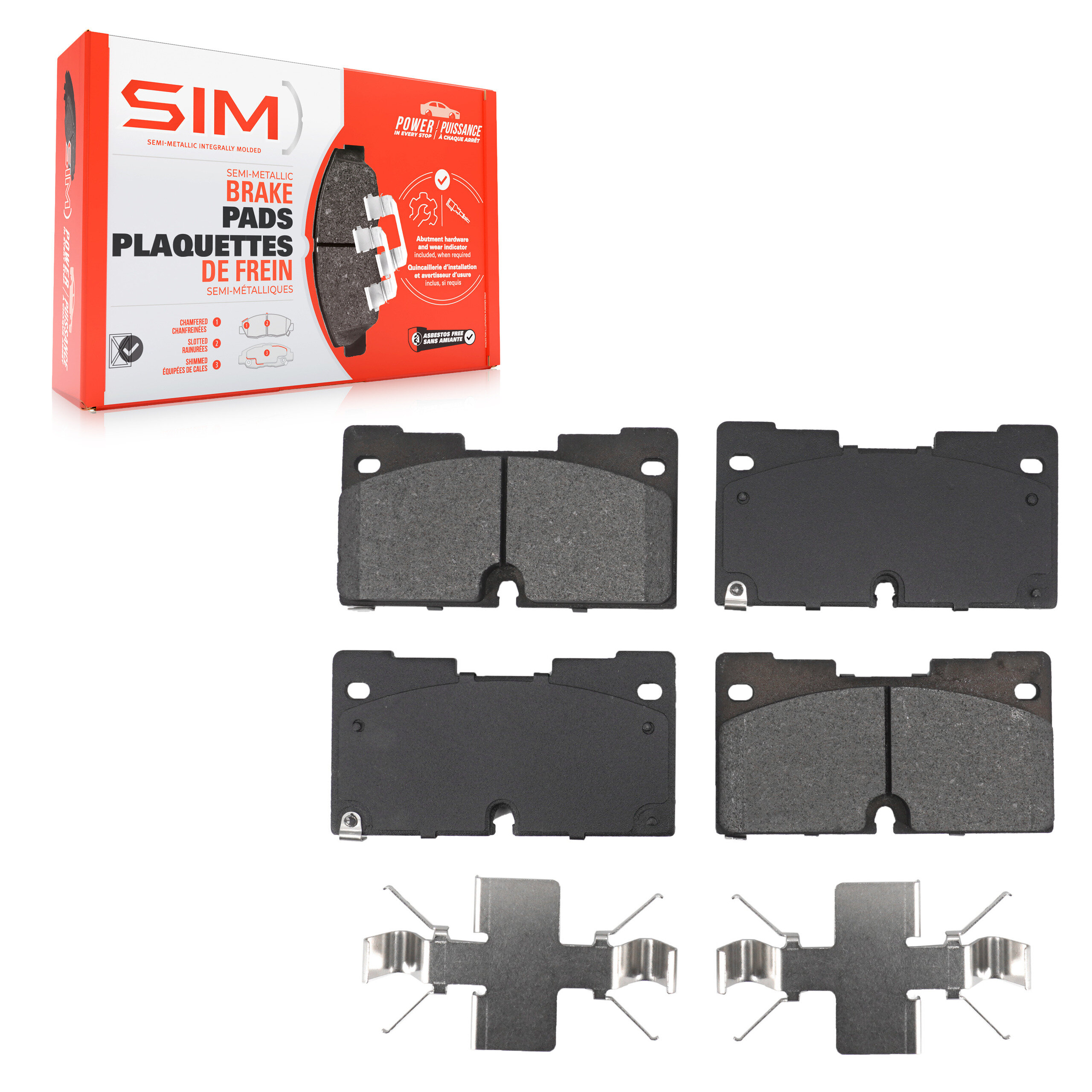 SIM - SIM-2173 - Front Disc Brake Pad