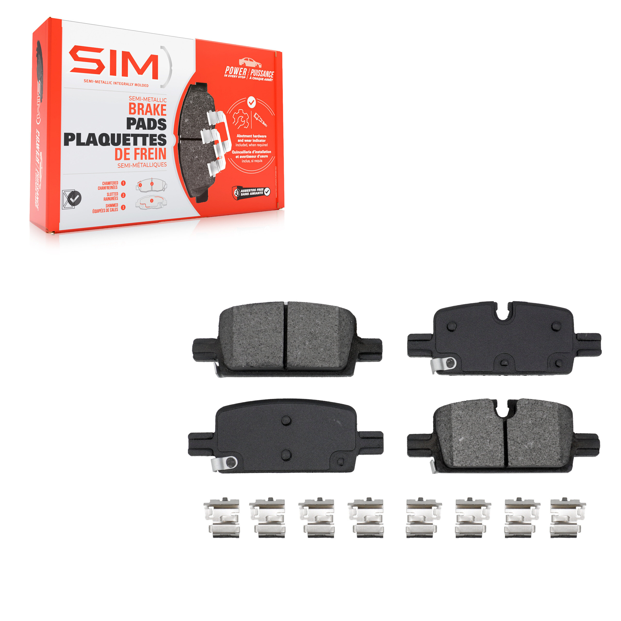 SIM - SIM-2174 - Rear Disc Brake Pad