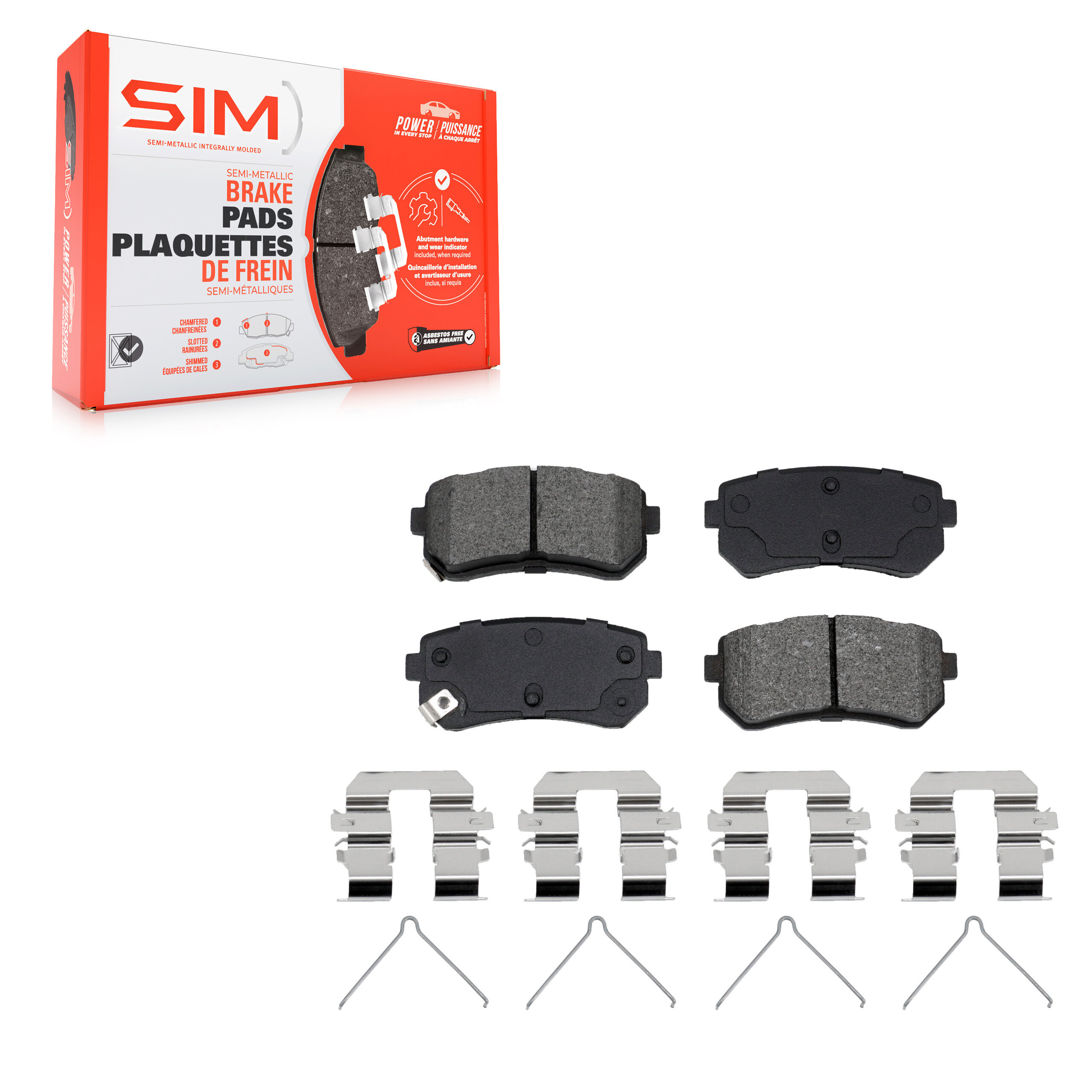 SIM - SIM-2188 - Rear Disc Brake Pad