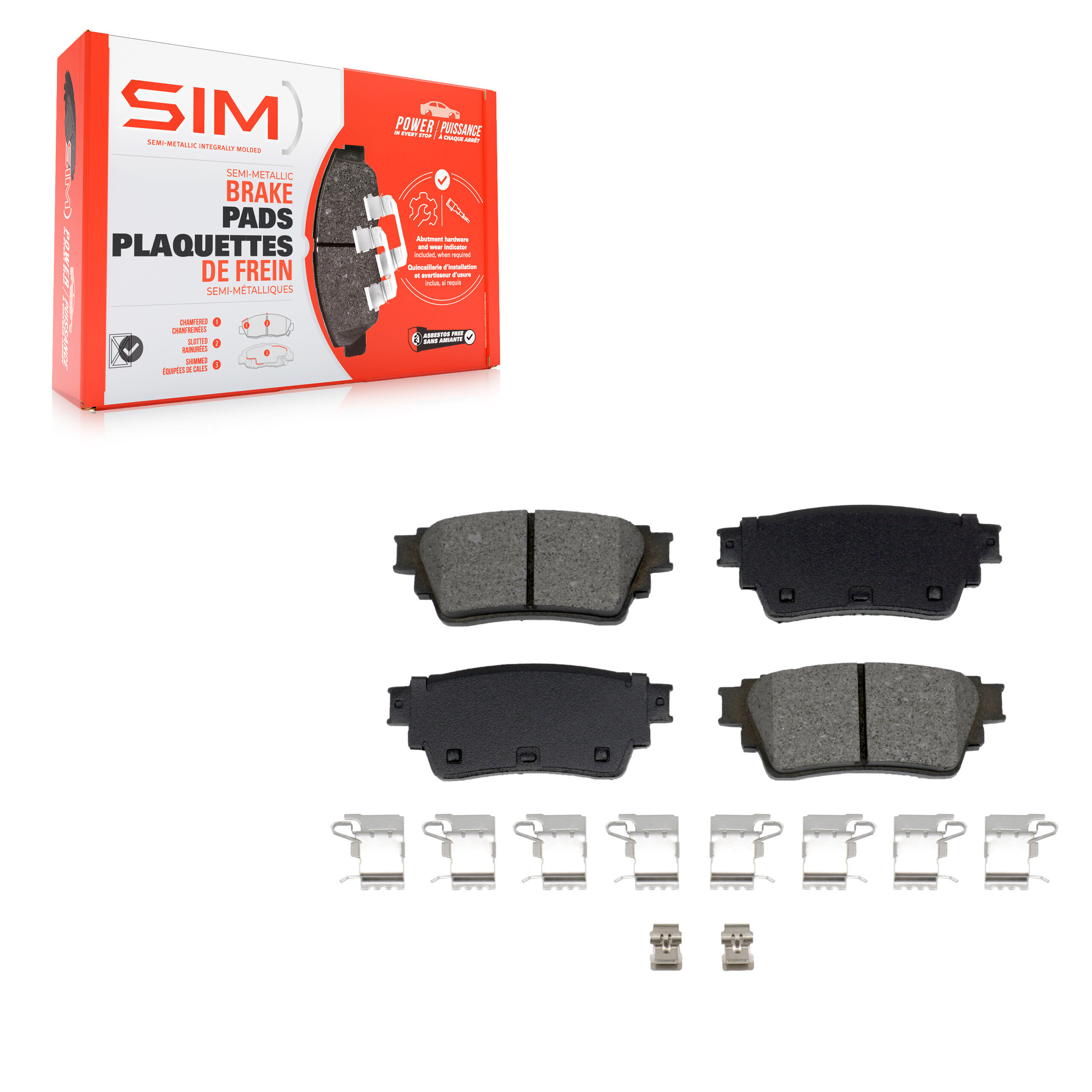 SIM - SIM-2200 - Rear Disc Brake Pad