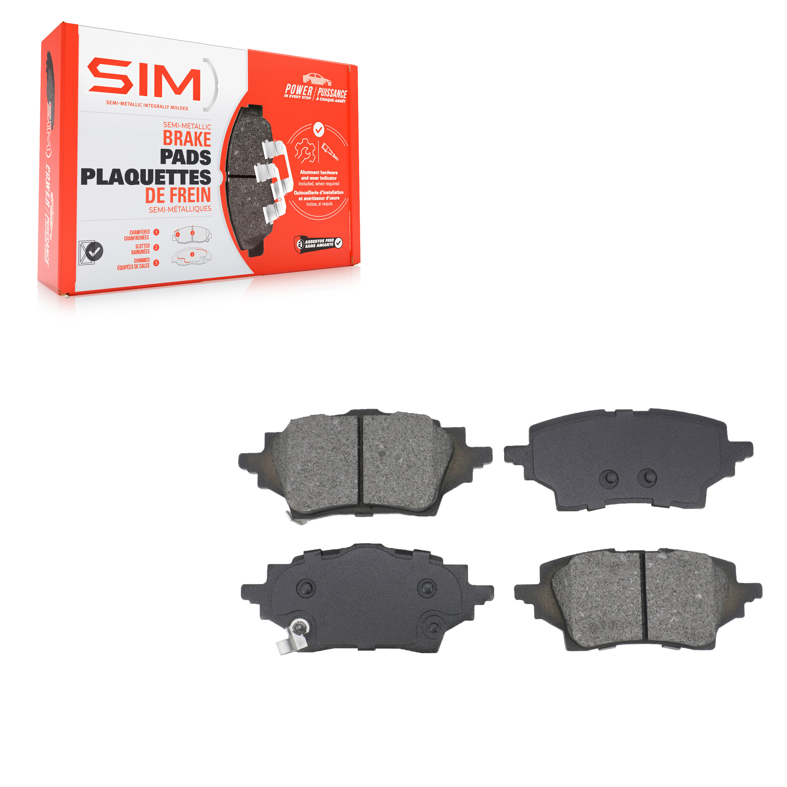 SIM - SIM-2202 - Rear Disc Brake Pad