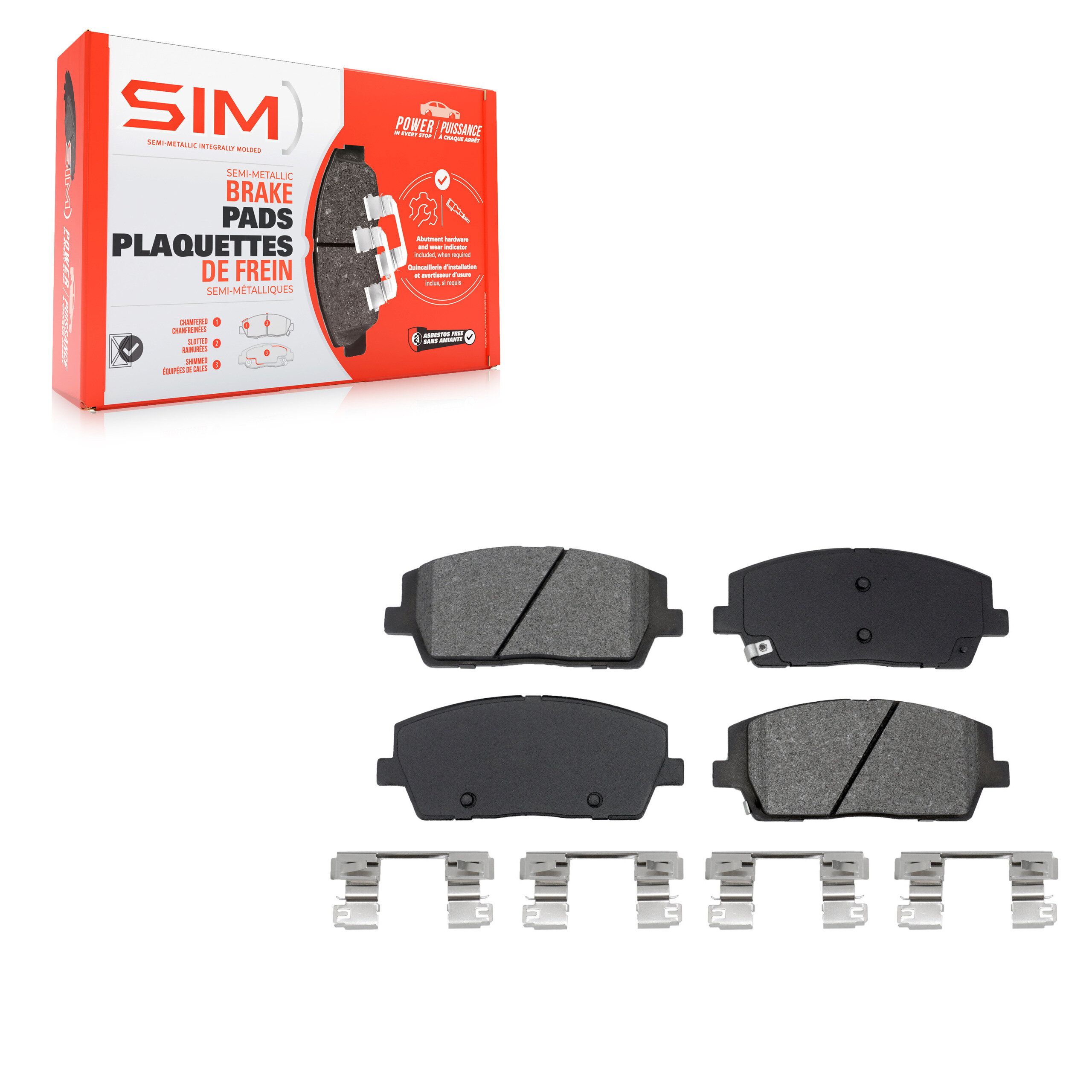 SIM - SIM-2215 - Front Disc Brake Pad