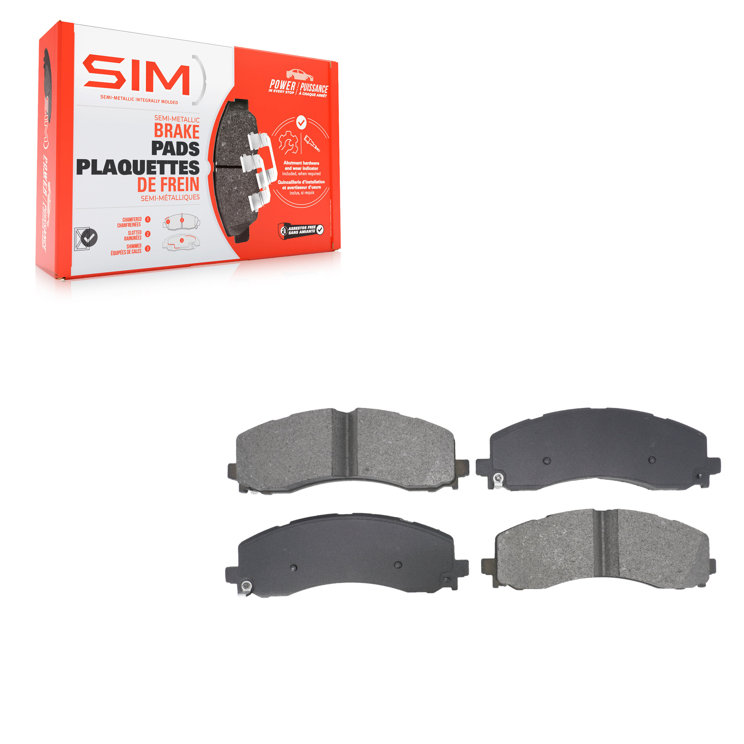SIM - SIM-2225 - Rear Disc Brake Pad