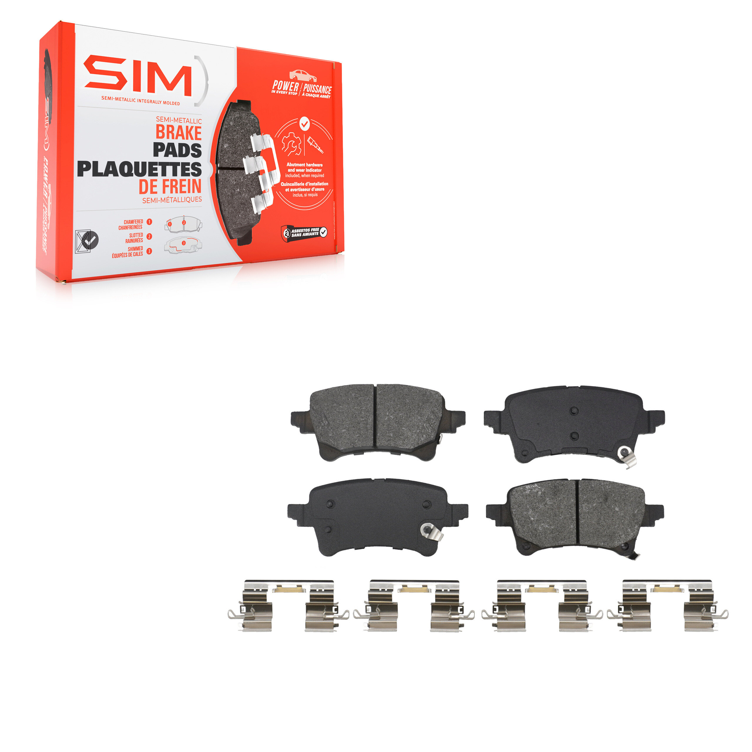 SIM - SIM-2233 - Rear Disc Brake Pad