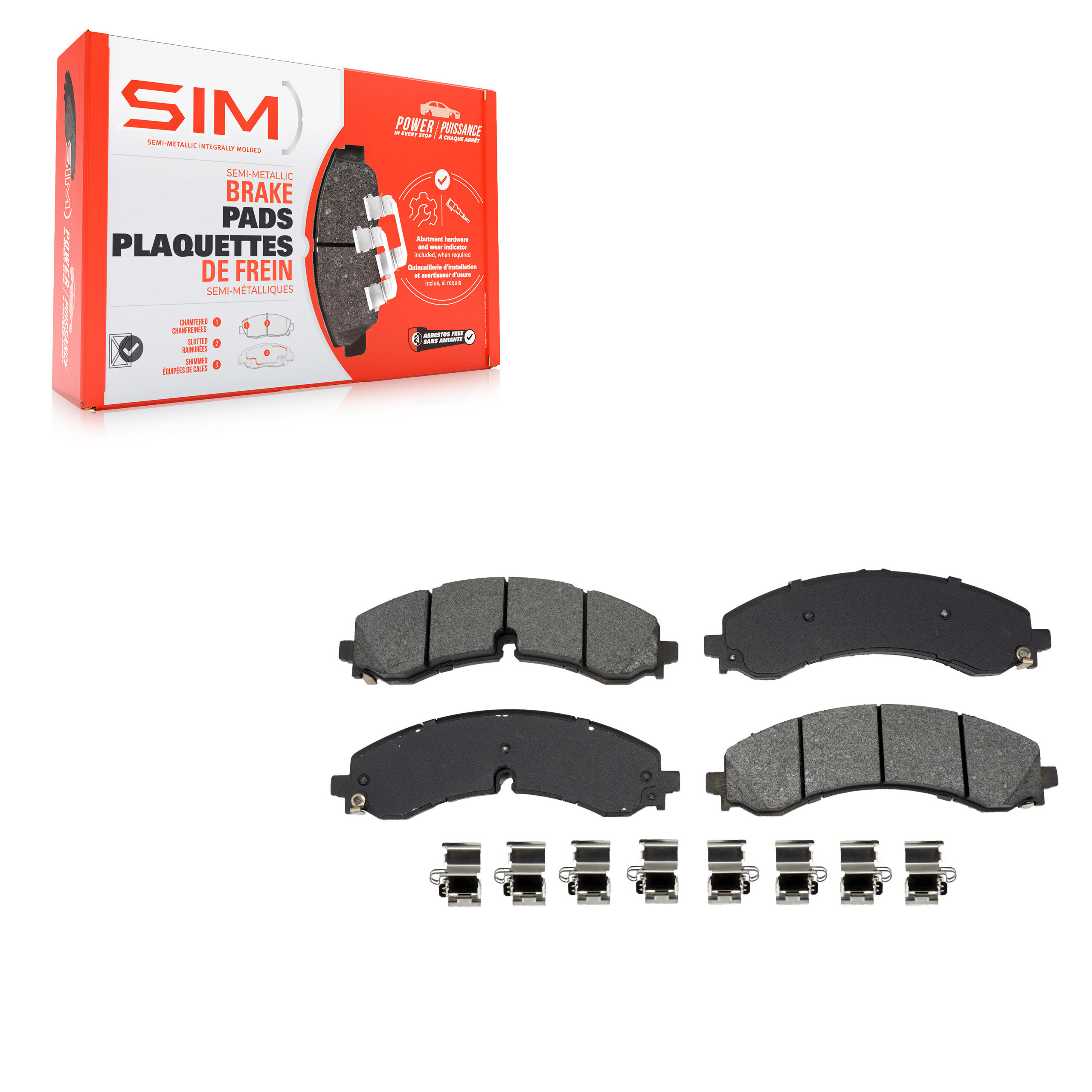 SIM - SIM-2250 - Front Disc Brake Pad