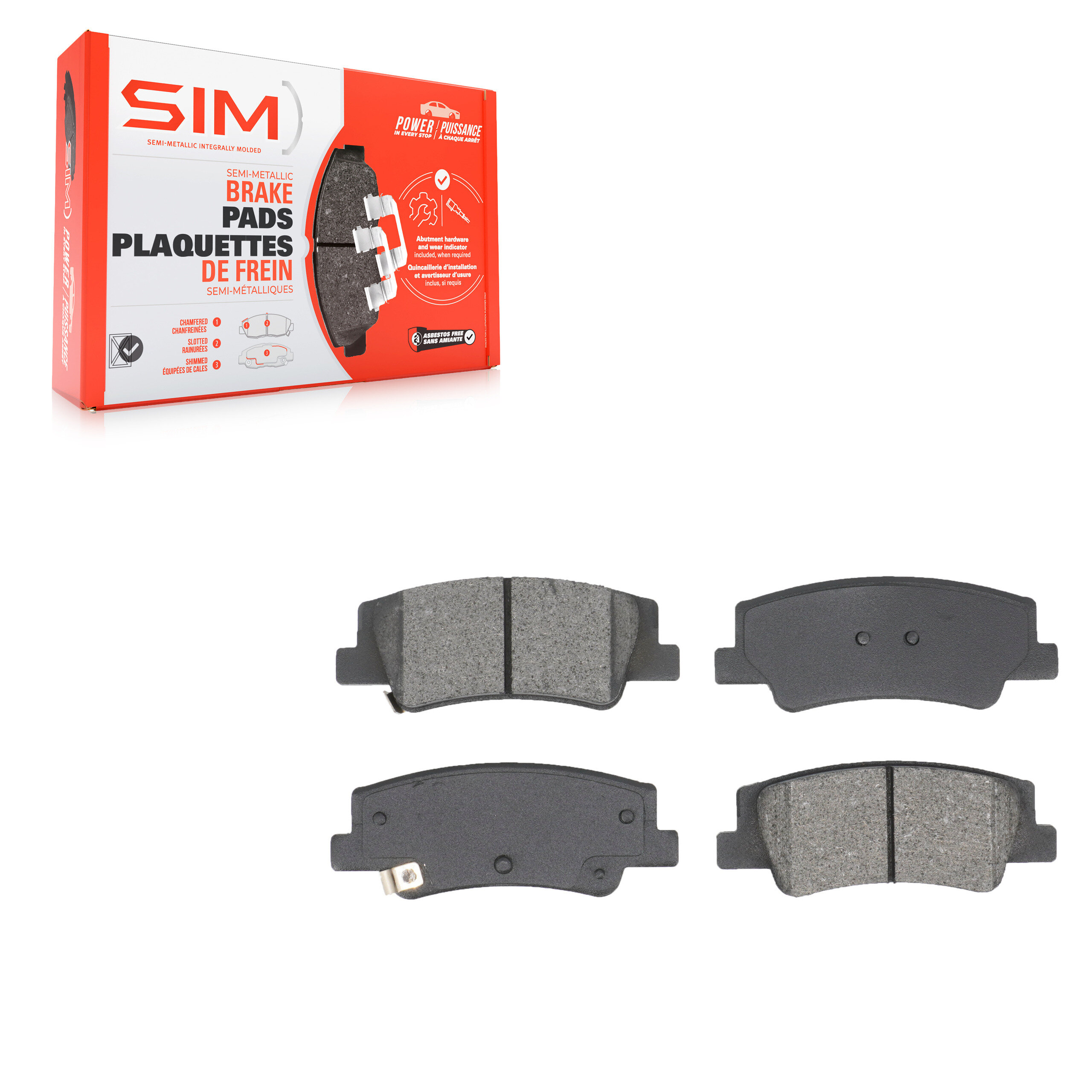SIM - SIM-2299 - Rear Disc Brake Pad