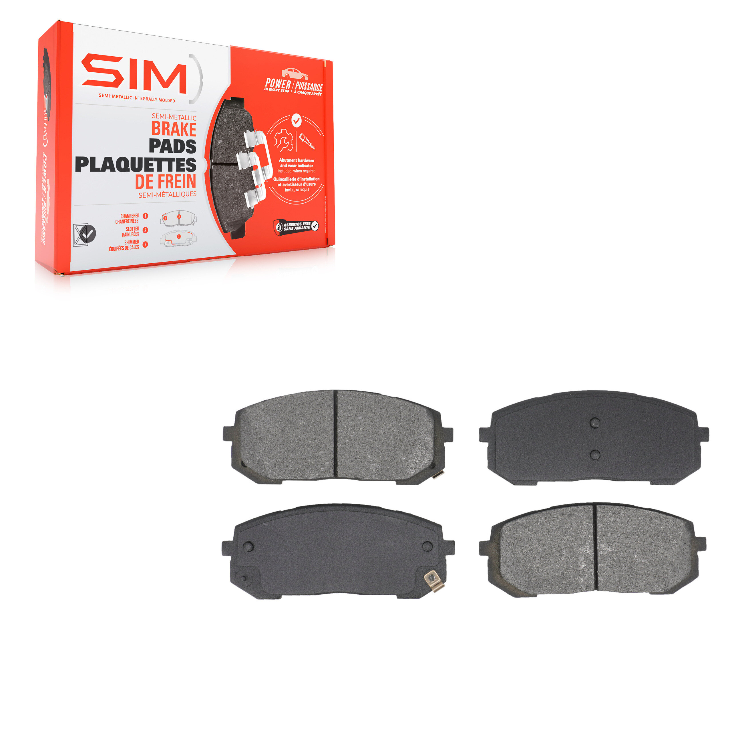 SIM - SIM-2302 - Front Disc Brake Pad
