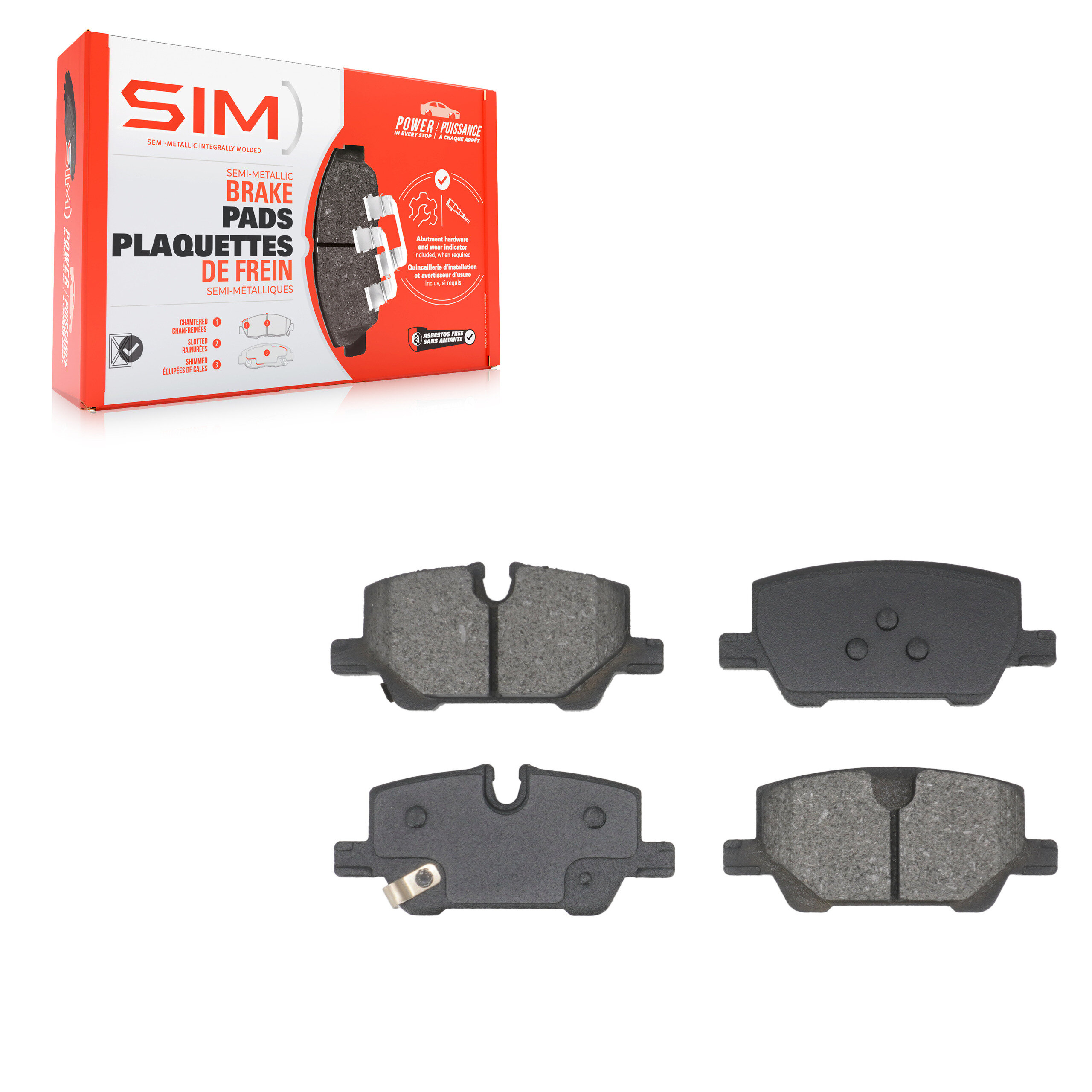 SIM - SIM-2308 - Rear Disc Brake Pad