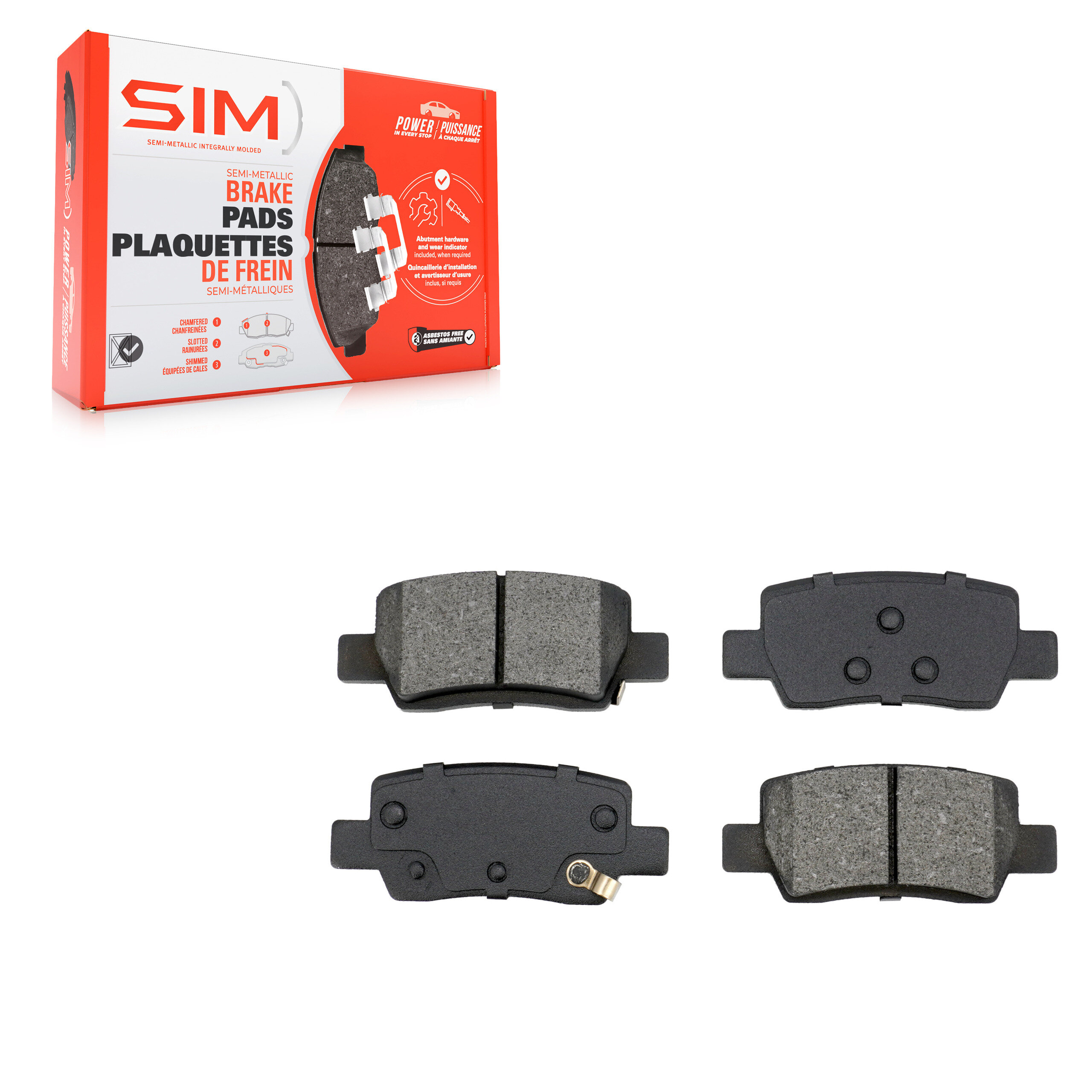 SIM - SIM-2373 - Rear Disc Brake Pad