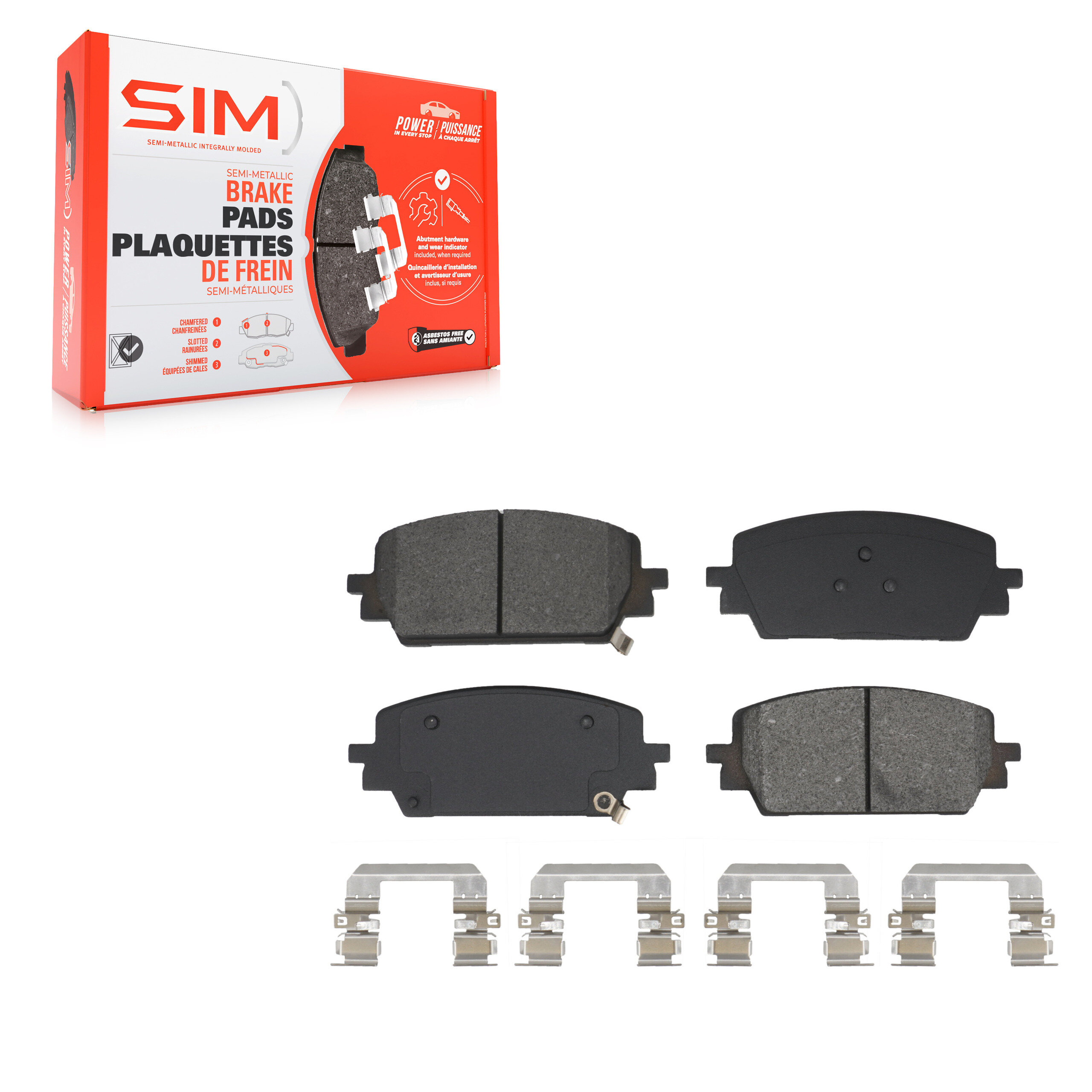 SIM - SIM-2380 - Front Disc Brake Pad