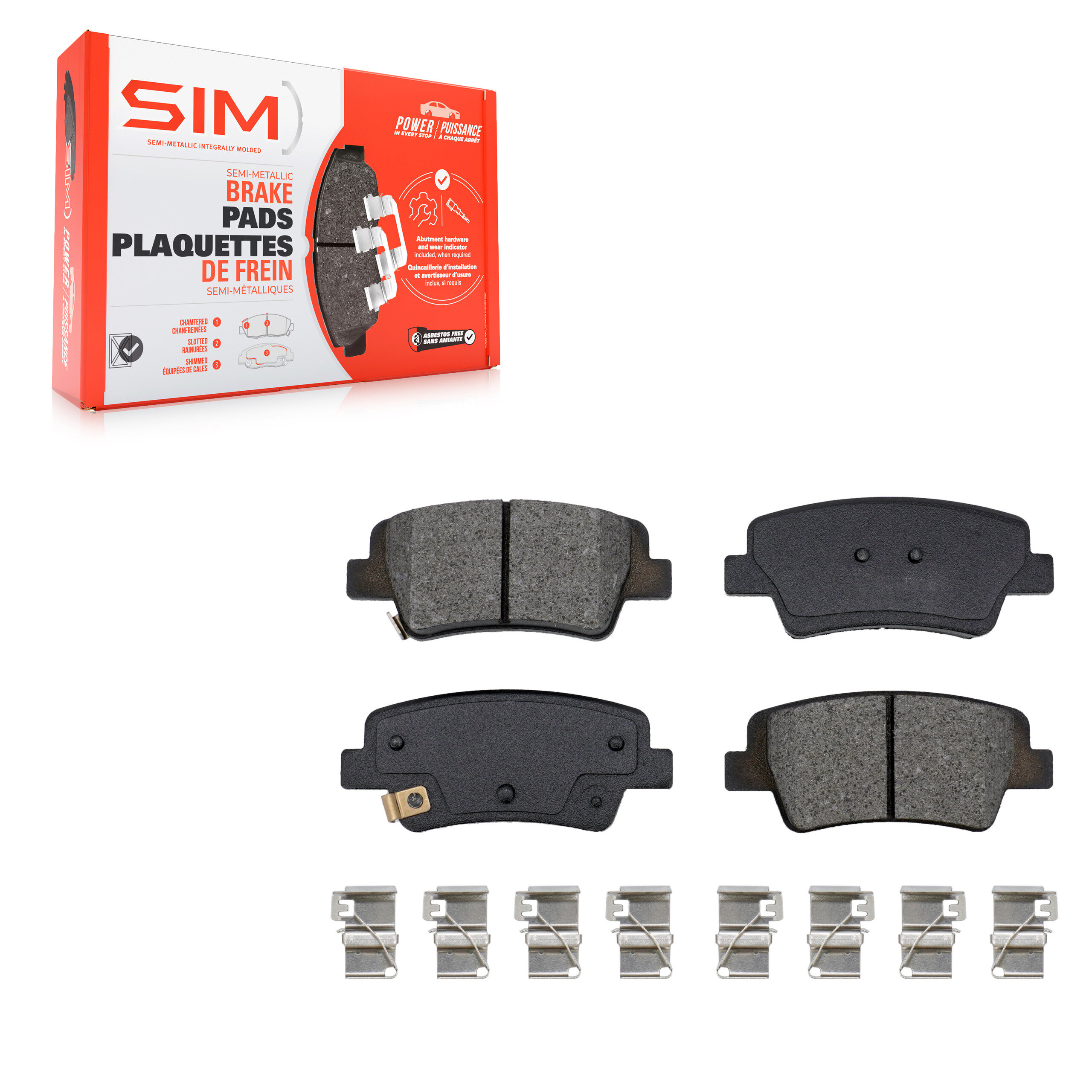 SIM - SIM-2395 - Rear Disc Brake Pad