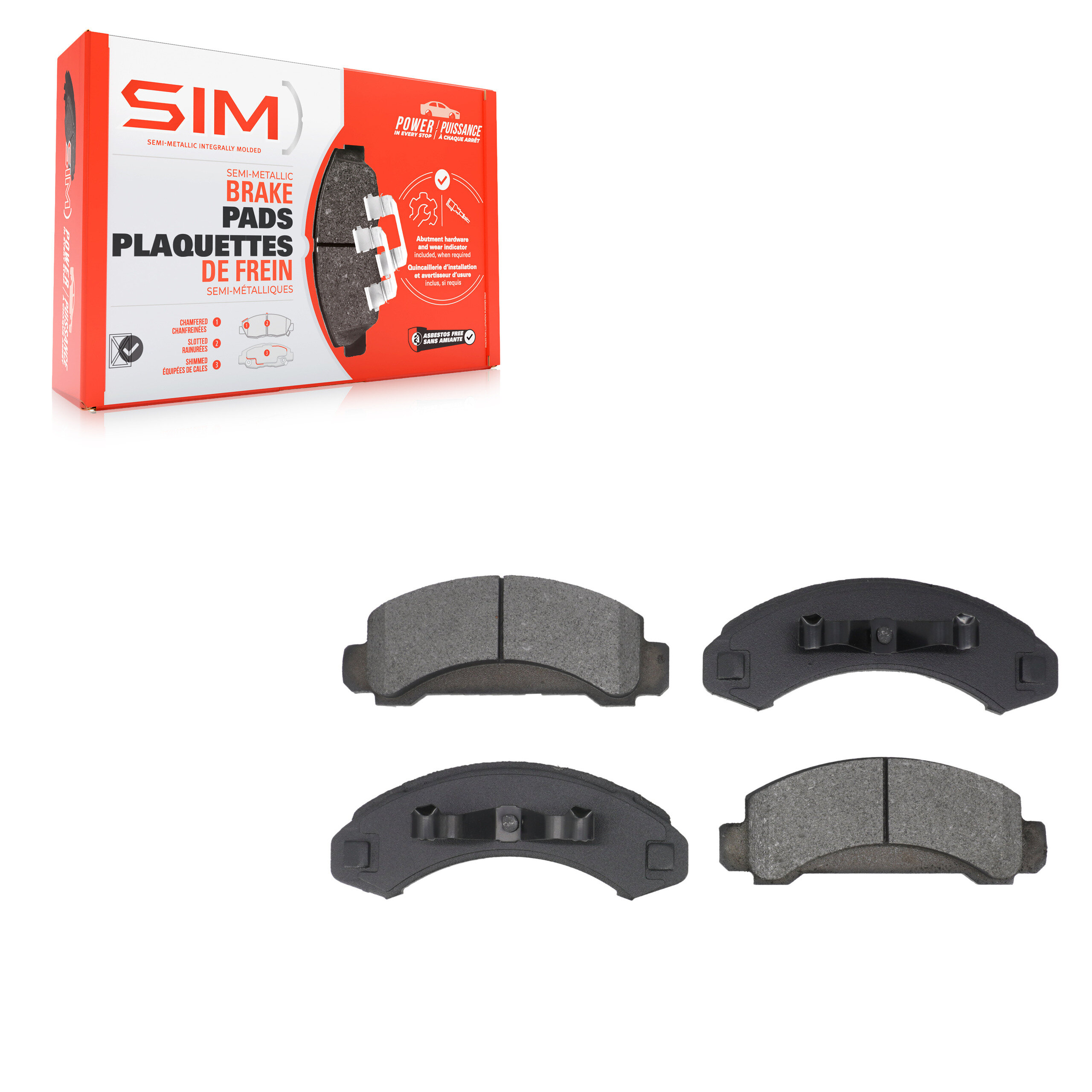 SIM - SIM-249 - Front Disc Brake Pad