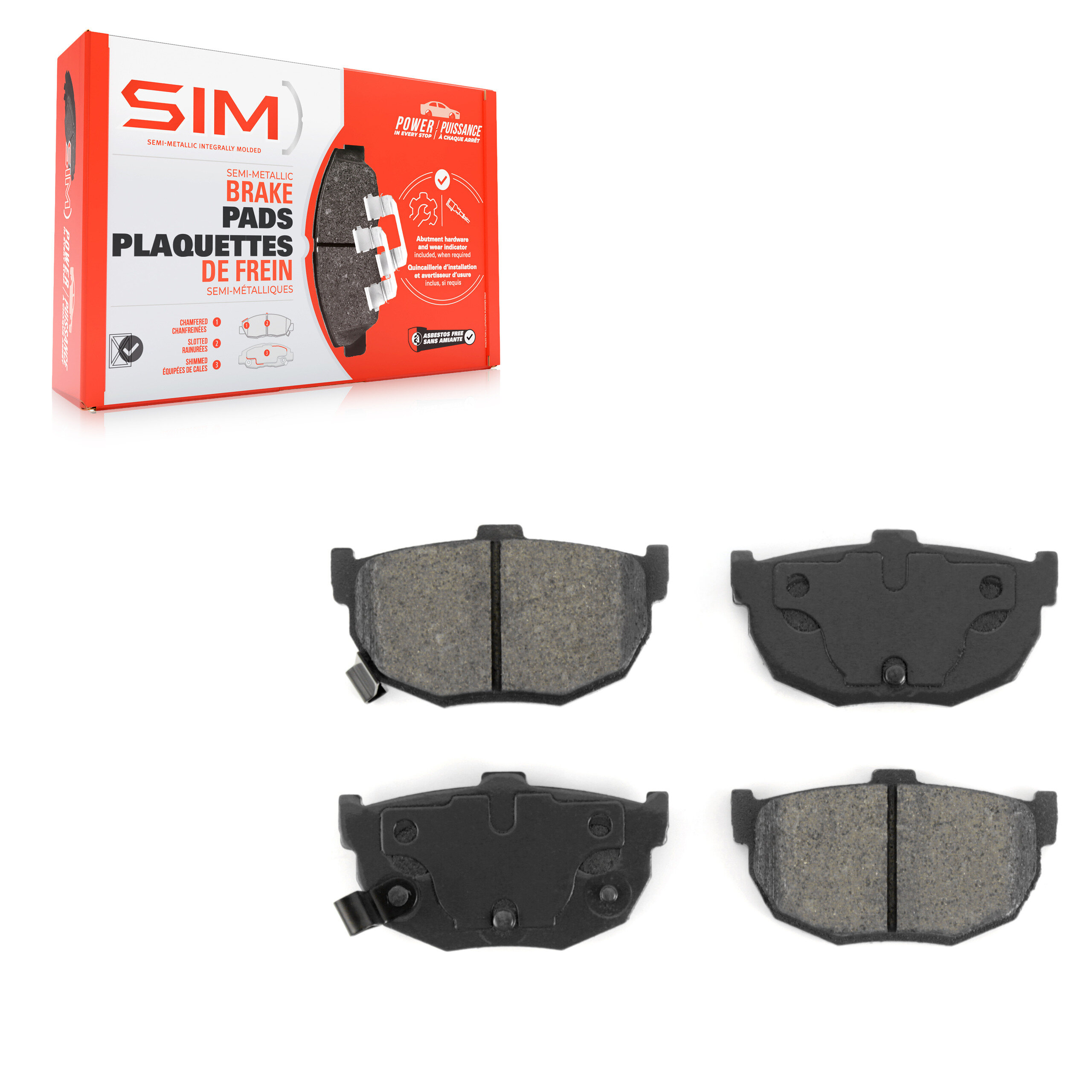 SIM - SIM-323 - Rear Disc Brake Pad