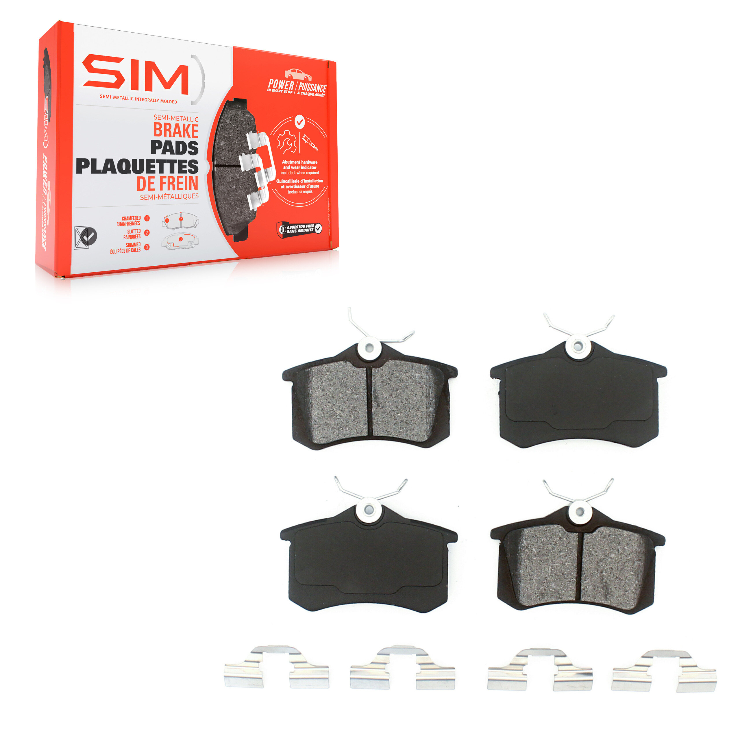 SIM - SIM-340 - Rear Disc Brake Pad