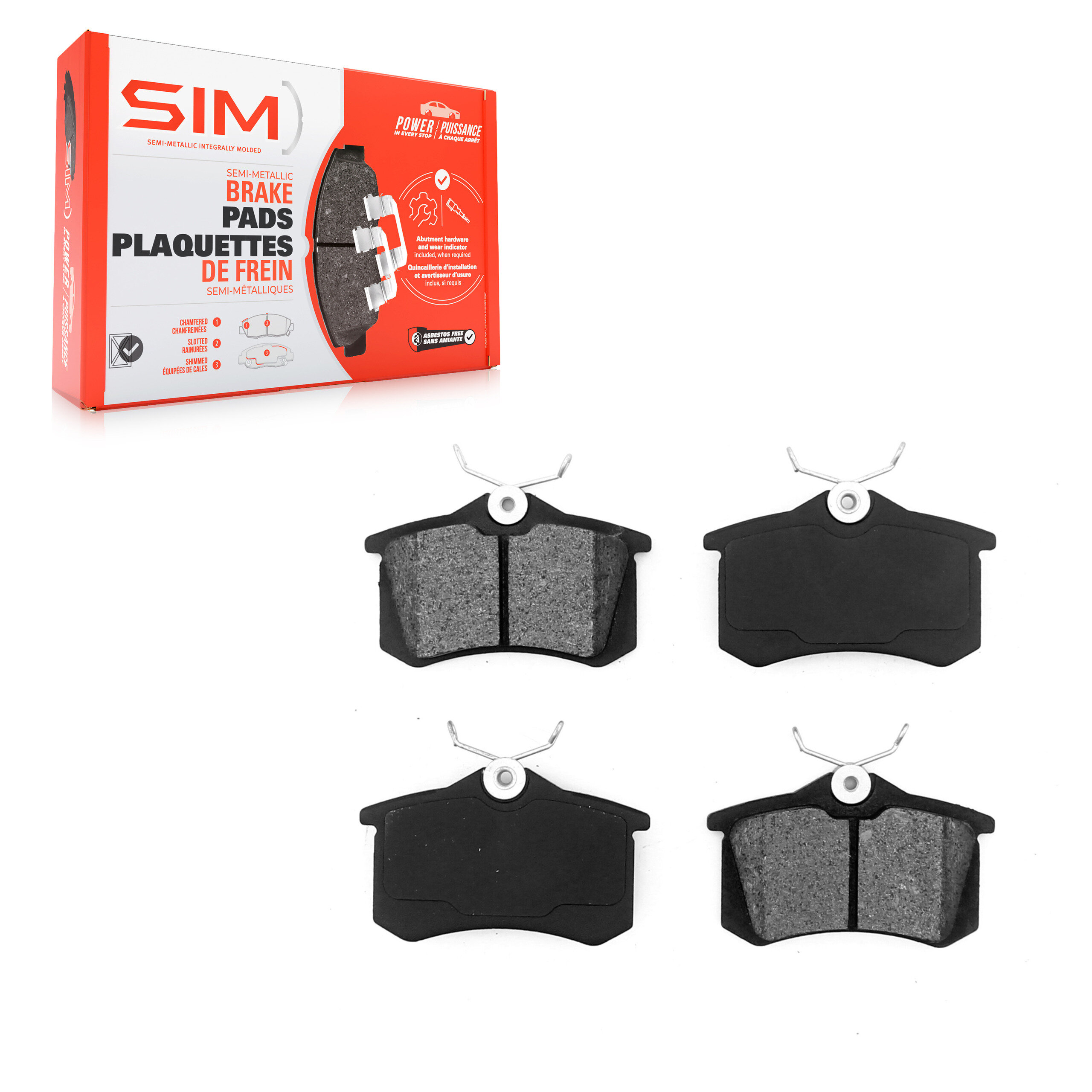 SIM - SIM-340A - Rear Disc Brake Pad