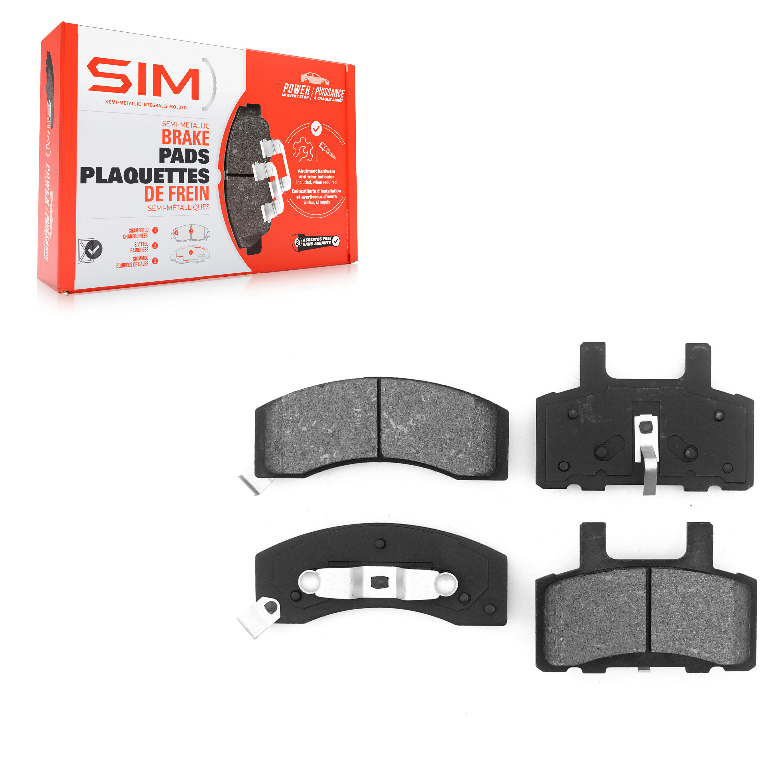SIM - SIM-370 - Front Disc Brake Pad