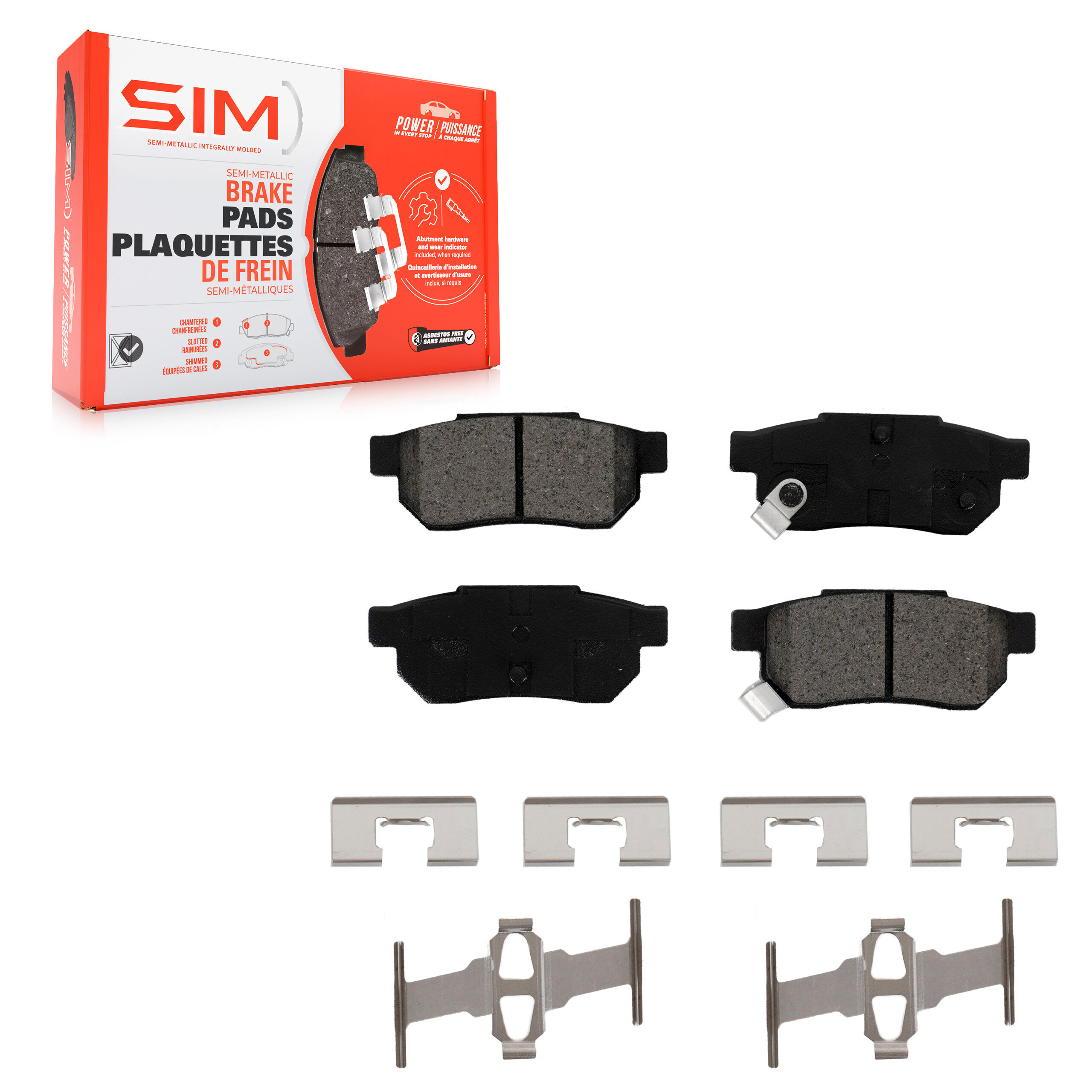SIM - SIM-374 - Rear Disc Brake Pad