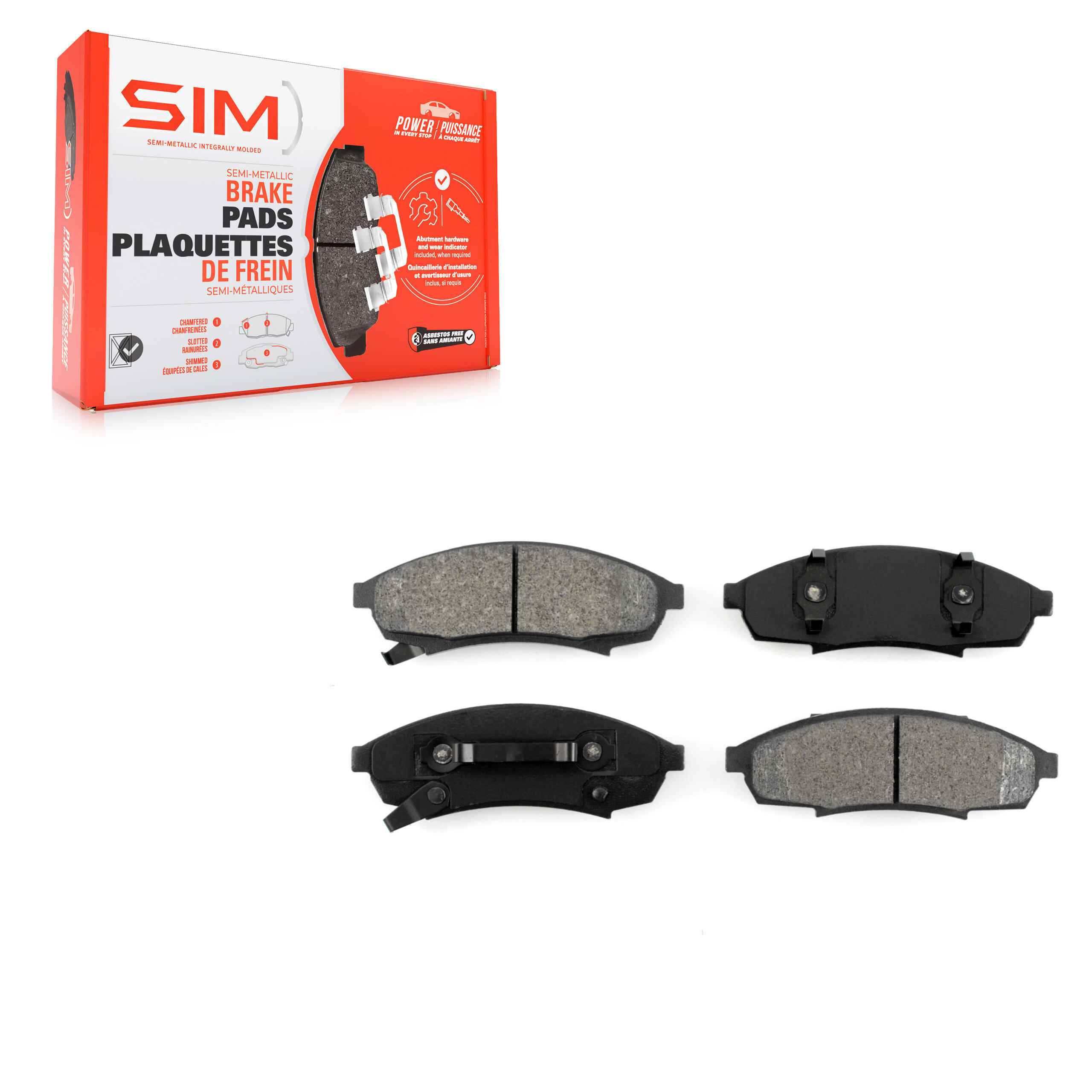 SIM - SIM-376 - Front Disc Brake Pad