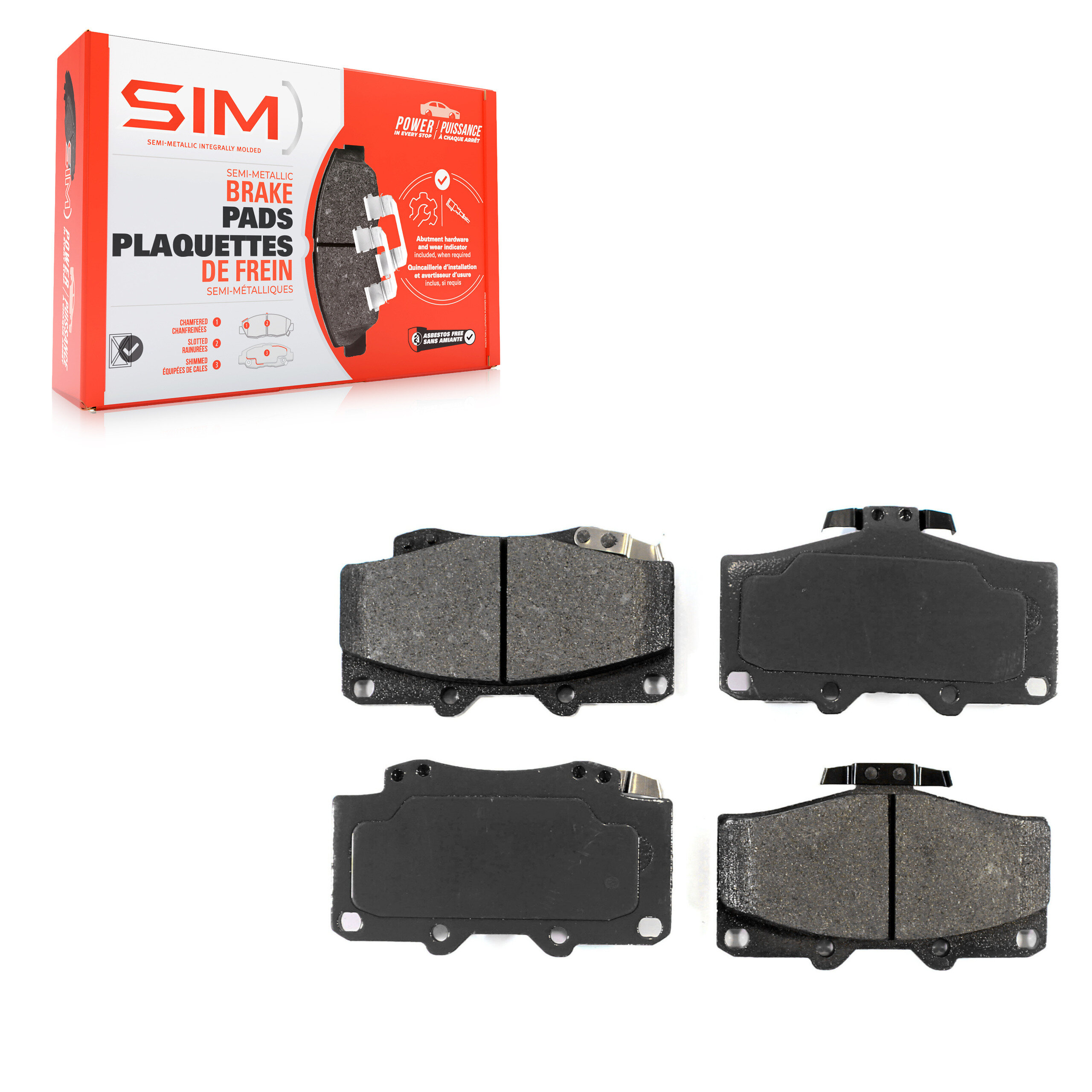 SIM - SIM-436A - Front Disc Brake Pad
