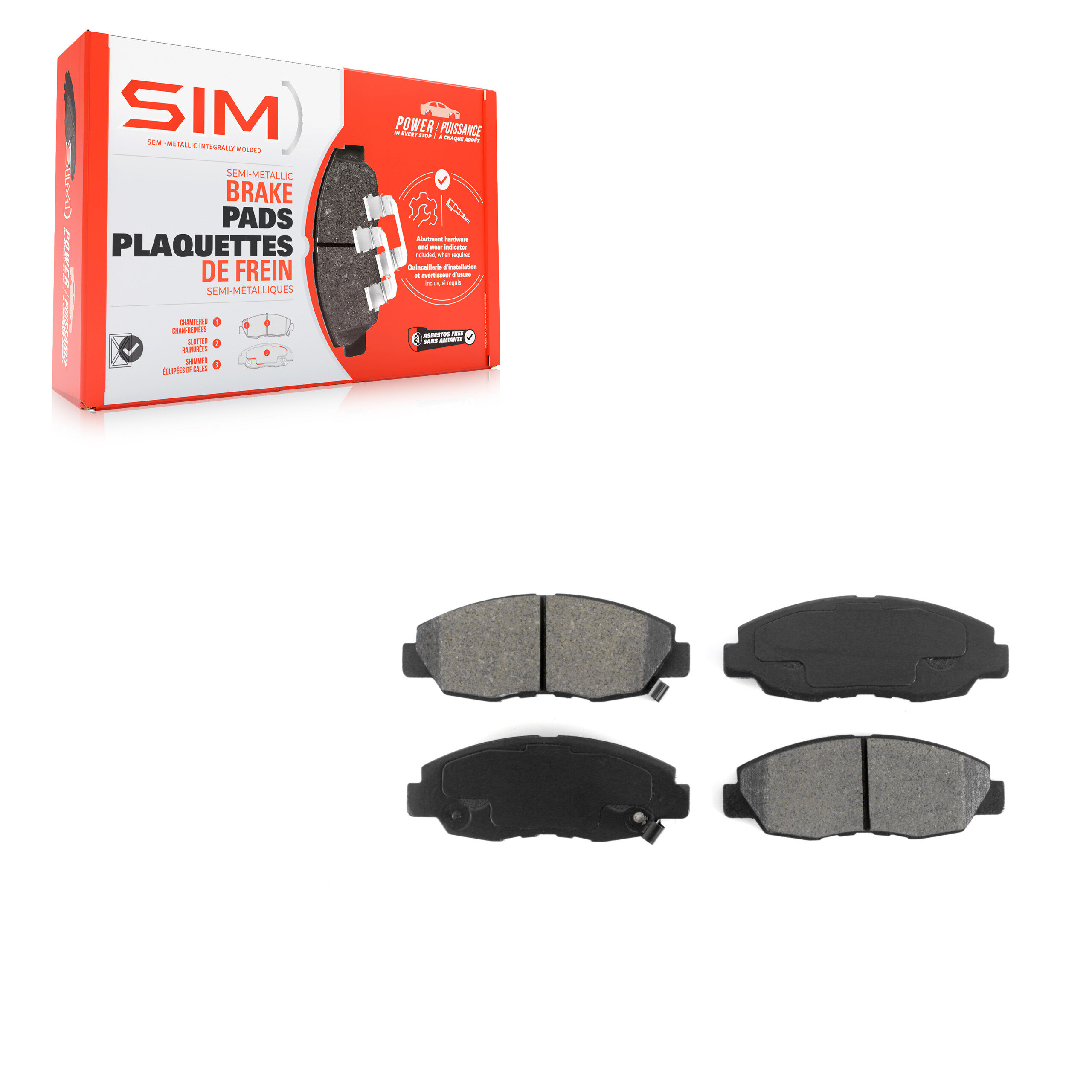 SIM - SIM-465 - Front Disc Brake Pad