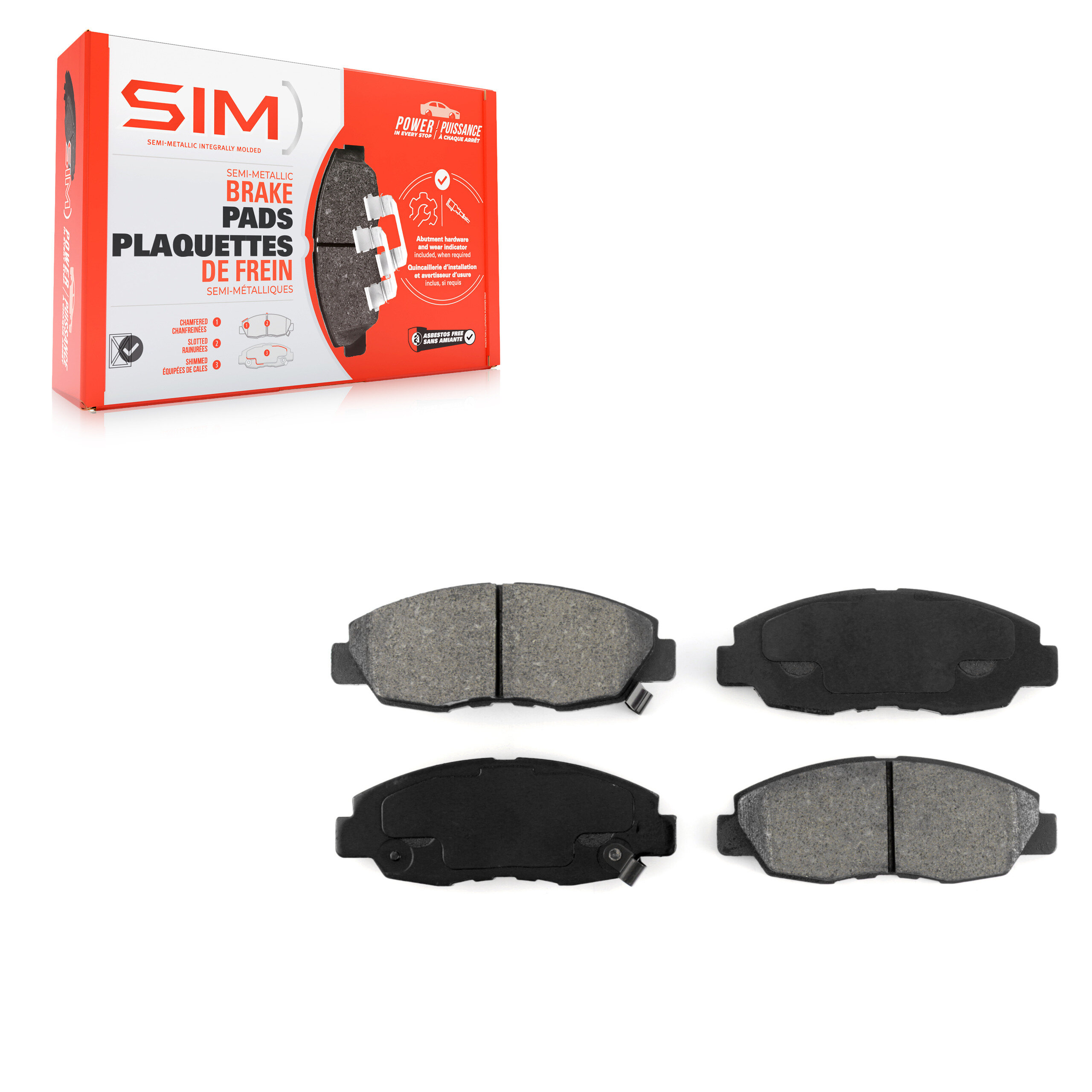 SIM - SIM-465A - Front Disc Brake Pad