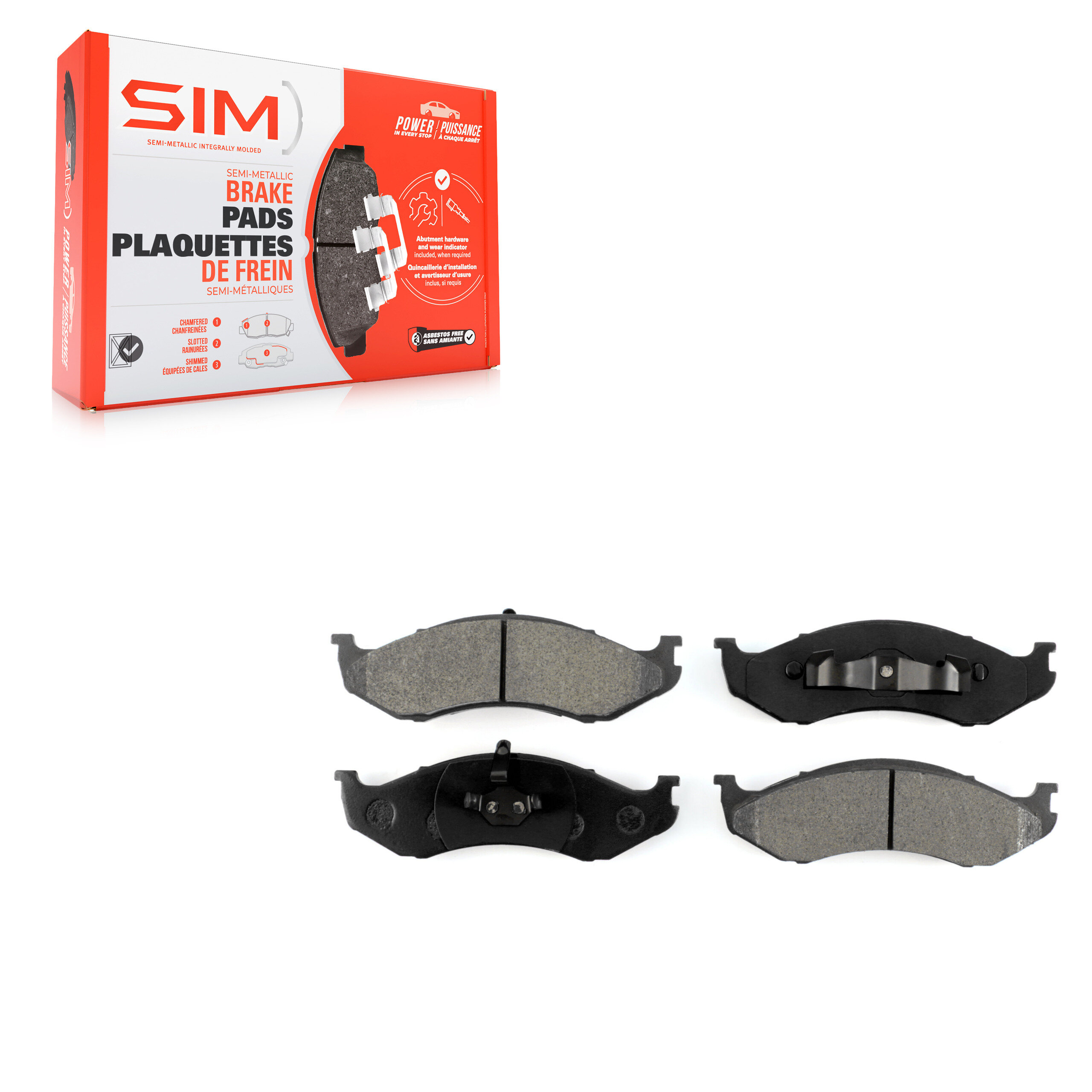 SIM - SIM-477 - Front Disc Brake Pad