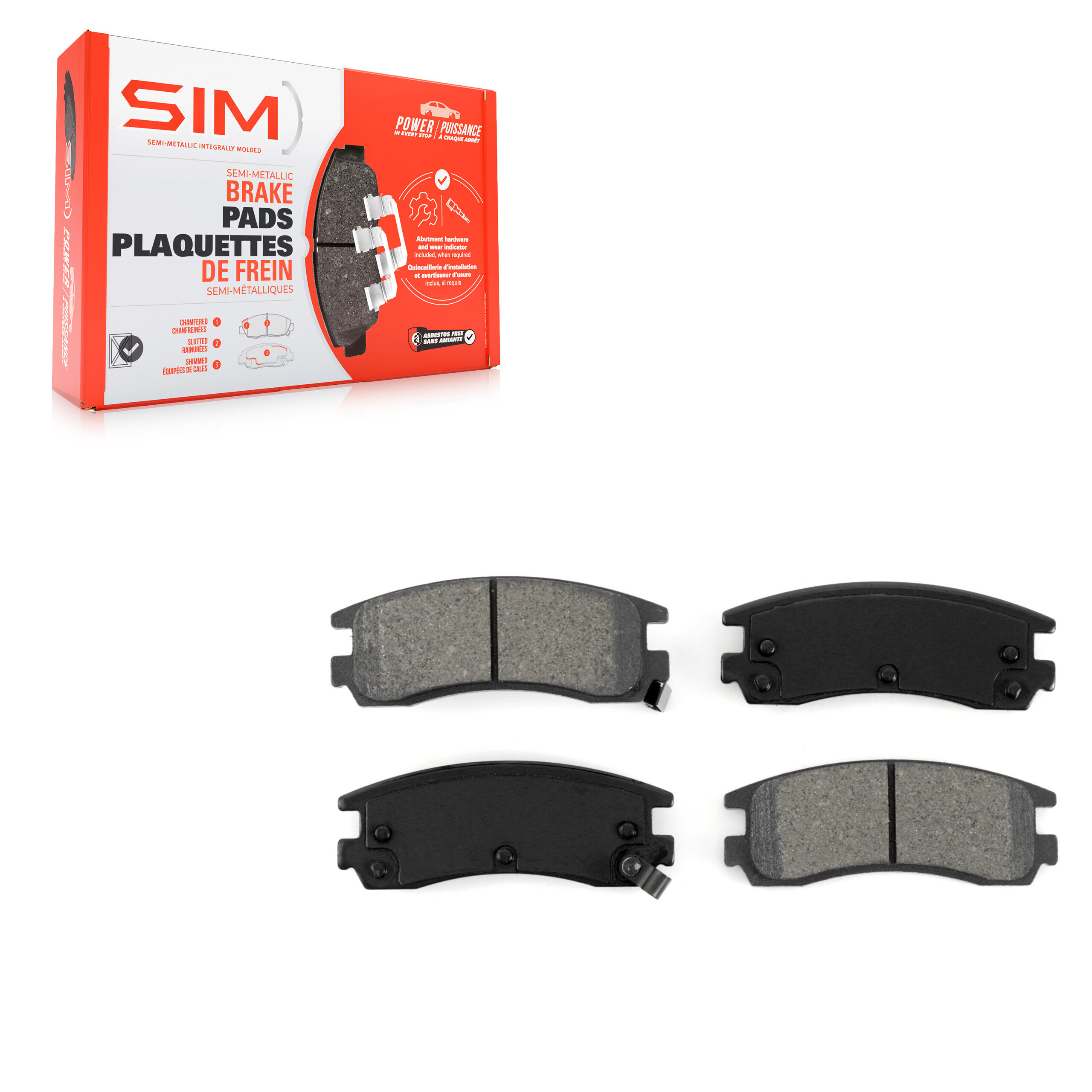SIM - SIM-508 - Rear Disc Brake Pad