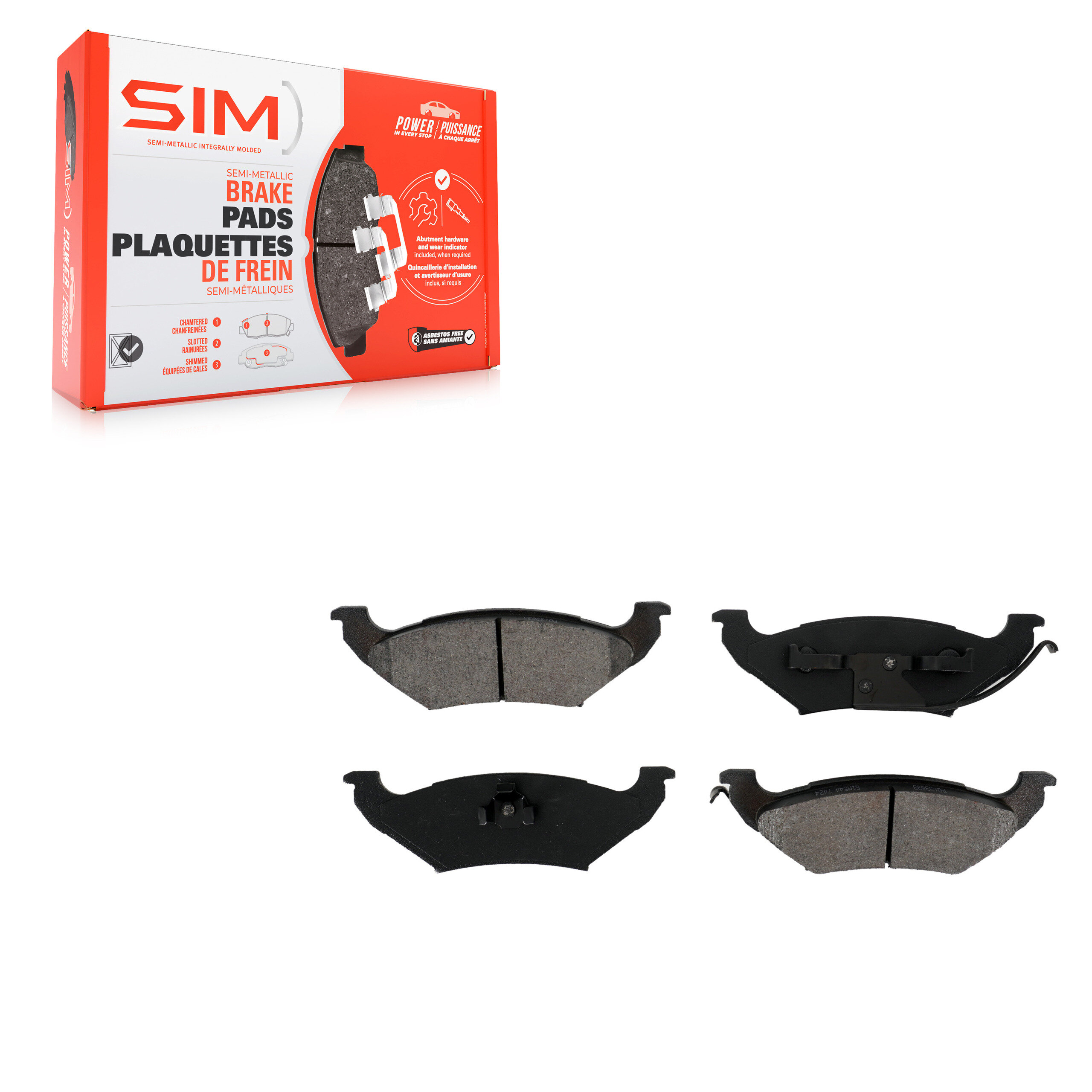 SIM - SIM-544 - Rear Disc Brake Pad
