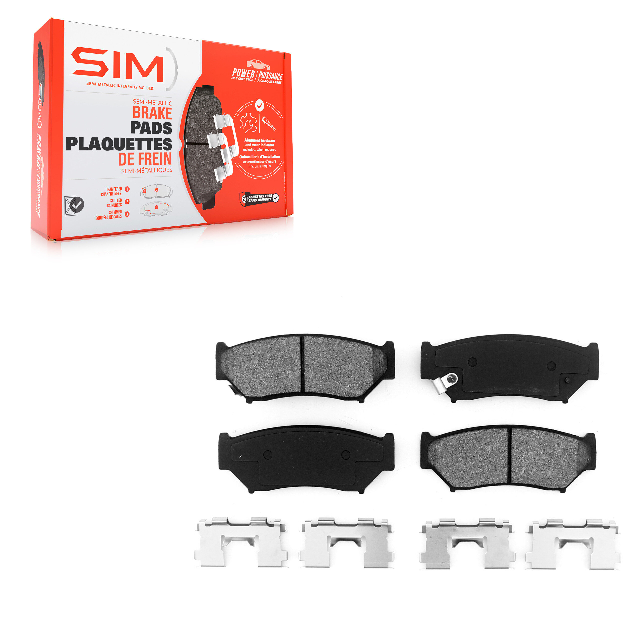 SIM - SIM-556 - Front Disc Brake Pad