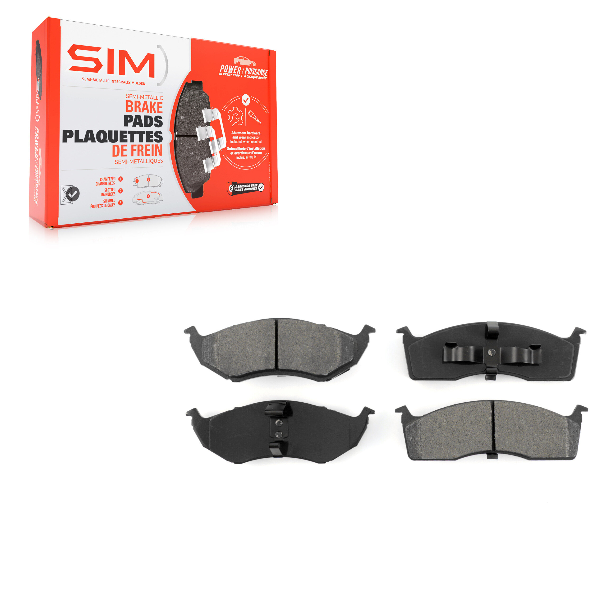 SIM - SIM-591 - Front Disc Brake Pad