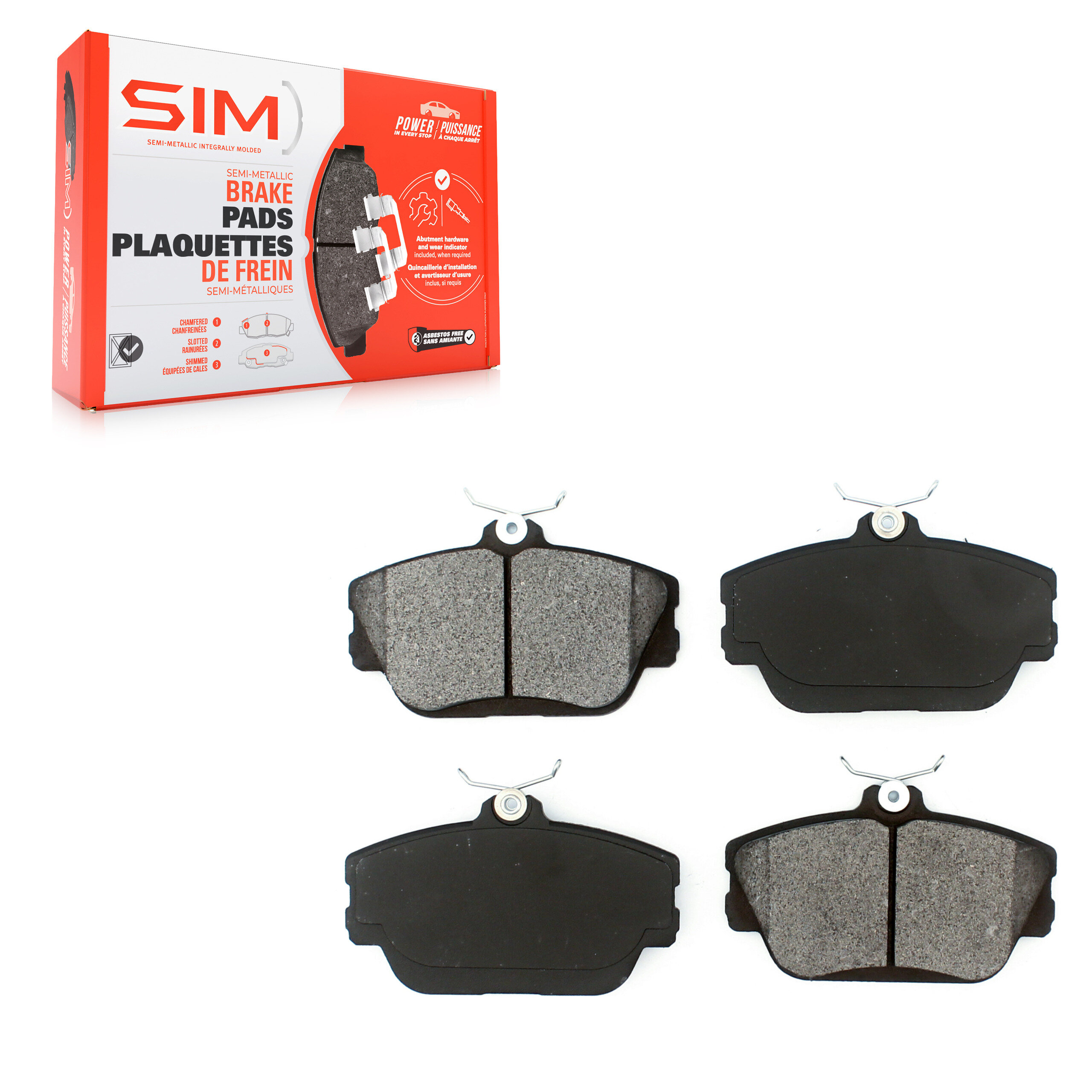 SIM - SIM-598 - Front Disc Brake Pad