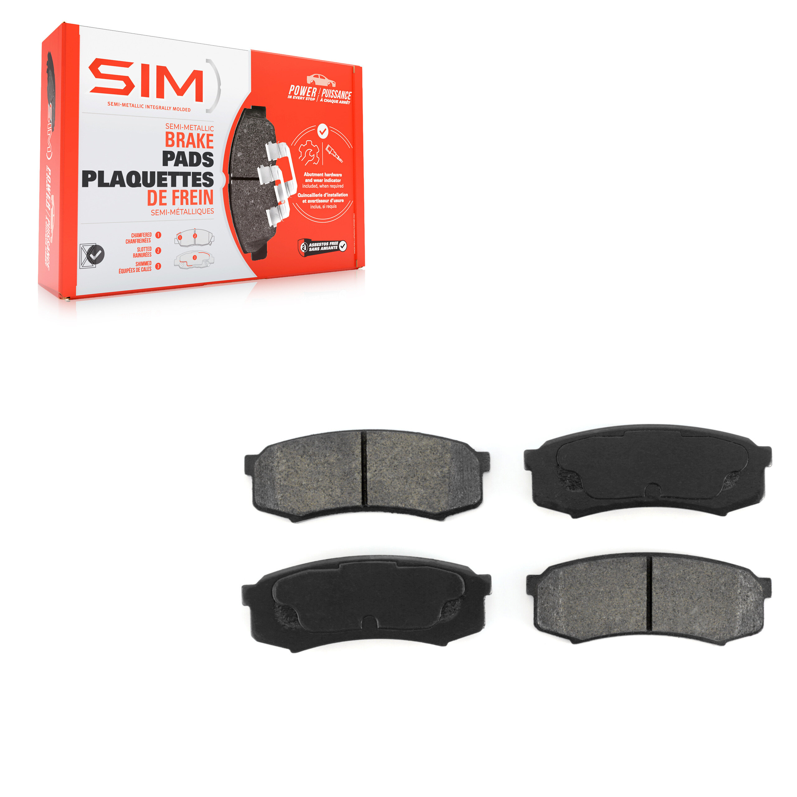 SIM - SIM-606 - Rear Disc Brake Pad