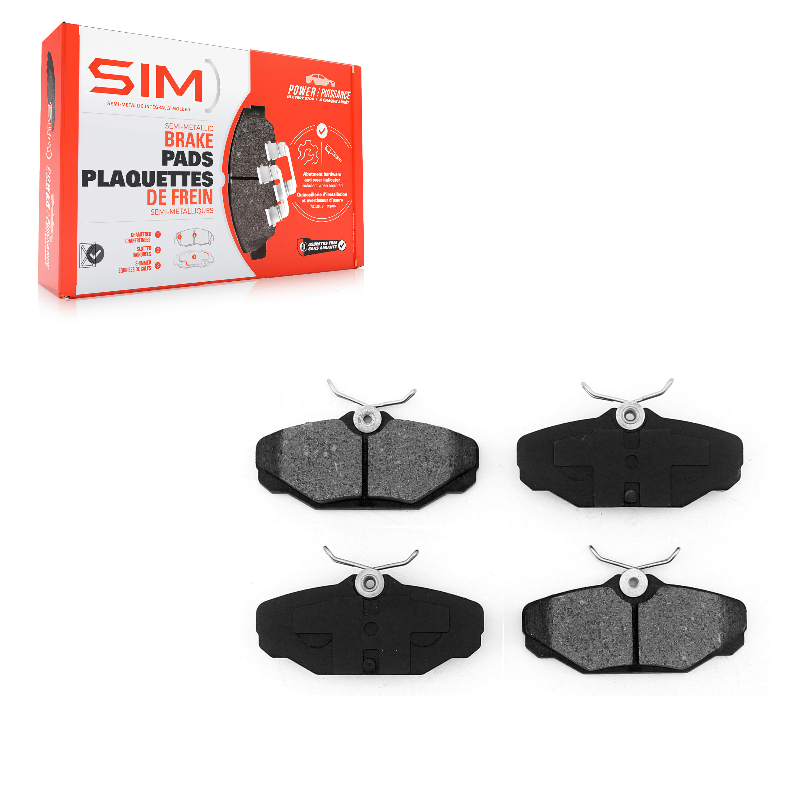 SIM - SIM-610 - Rear Disc Brake Pad