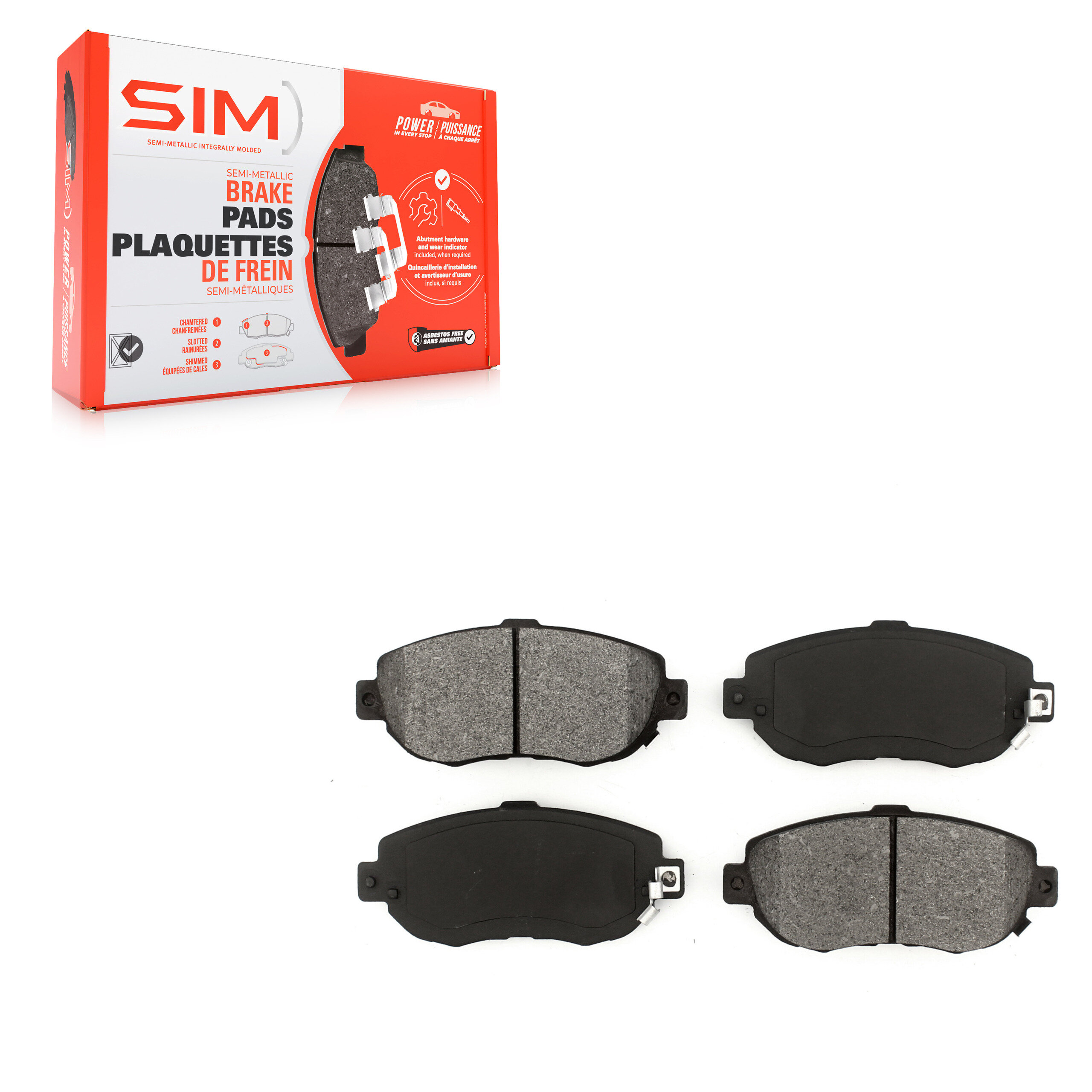 SIM - SIM-619 - Front Disc Brake Pad