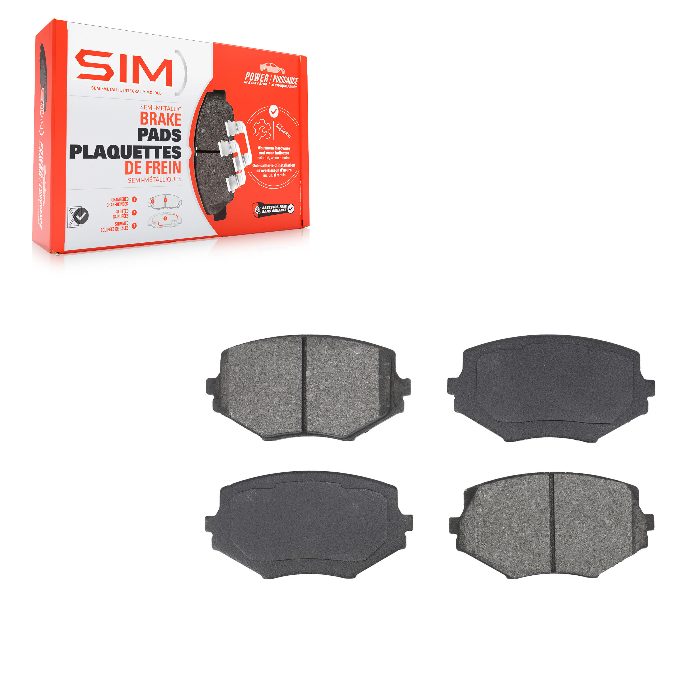 SIM - SIM-635 - Front Disc Brake Pad